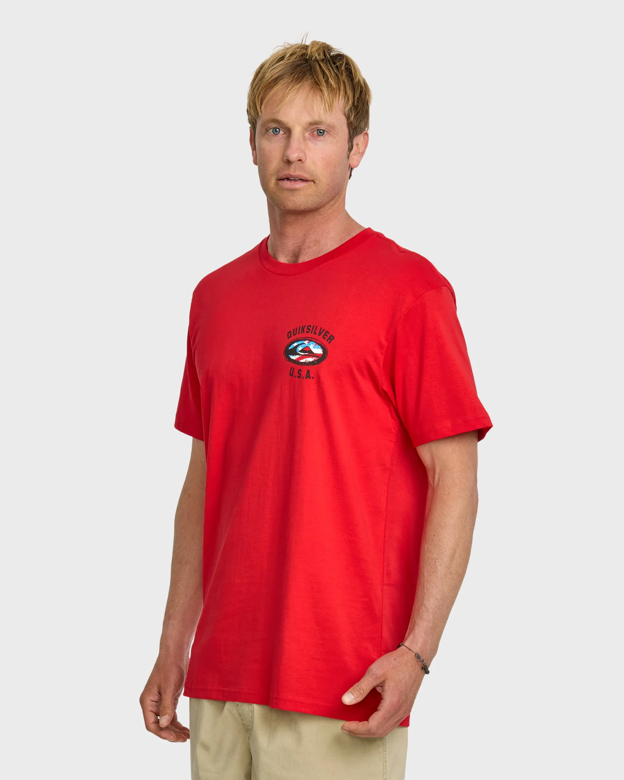 Quiki Pride T-Shirt - High Risk Red sold by Quiksilver product image thumbnail 4