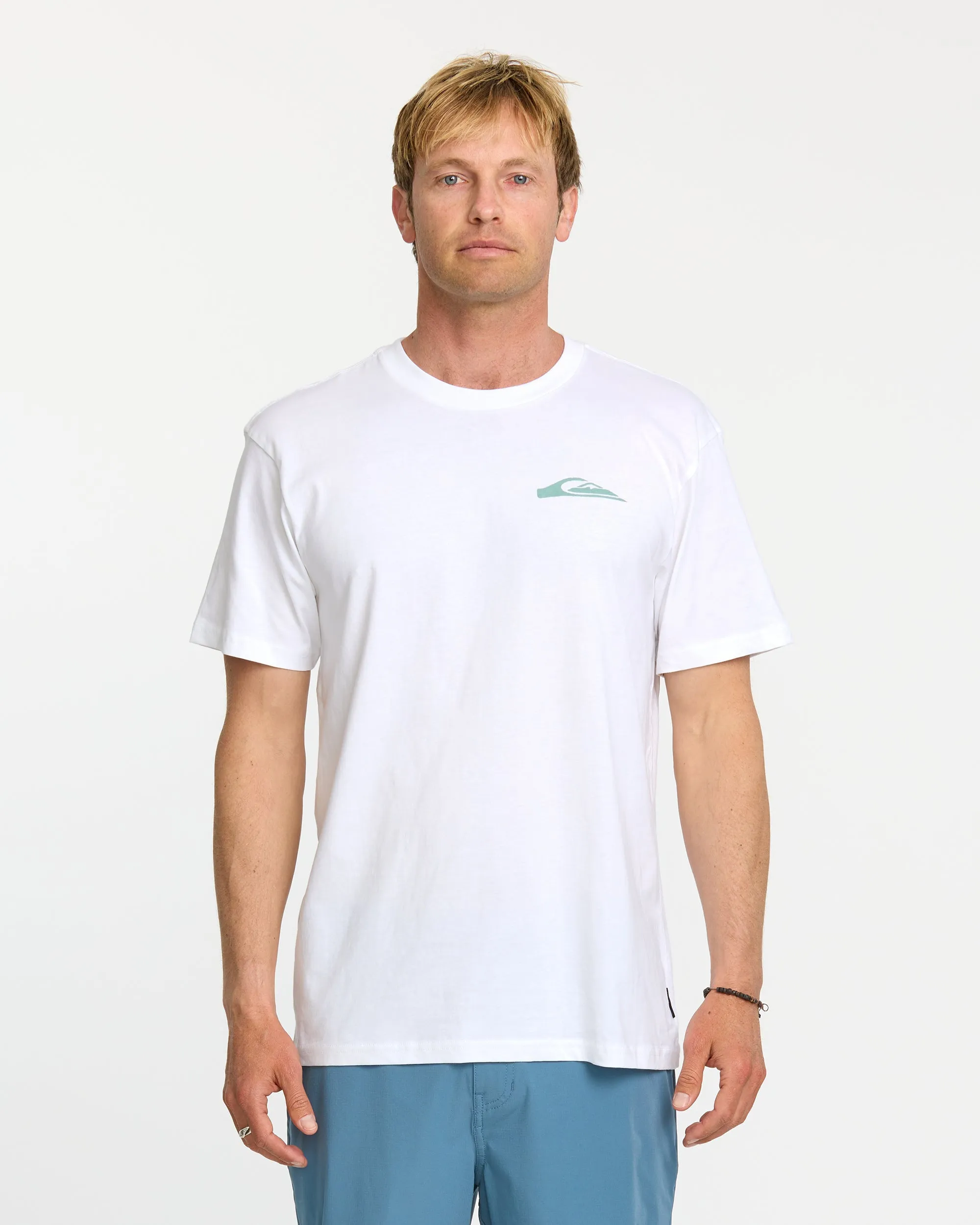 Hunter Spray T-Shirt - White sold by Quiksilver
