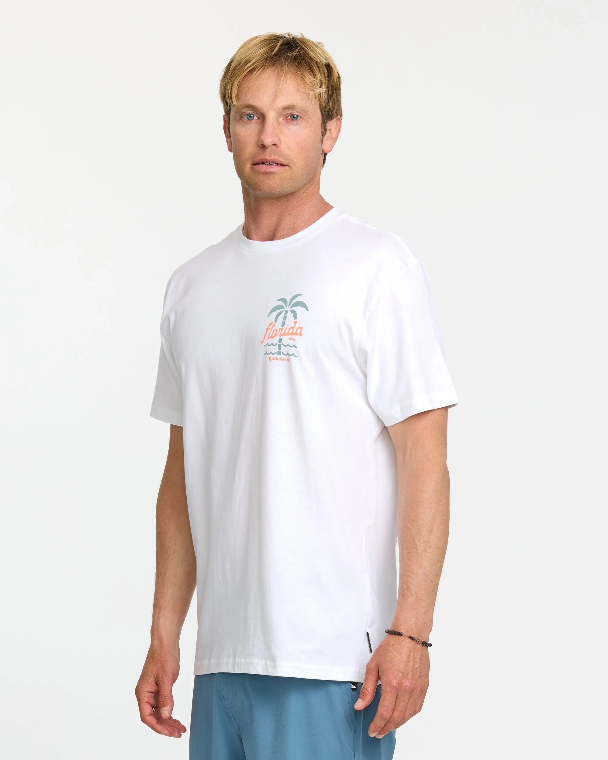Fl Locked In T-Shirt - White sold by Quiksilver product image thumbnail 4
