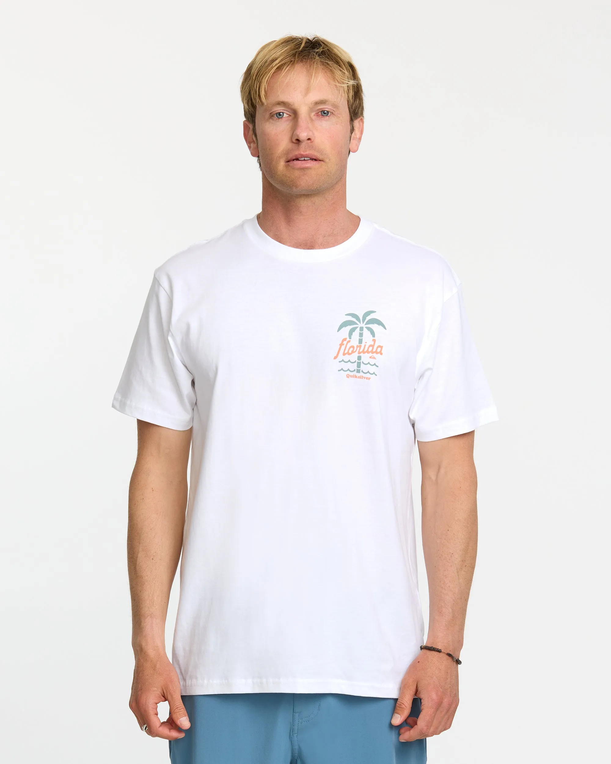 Fl Locked In T-Shirt - White sold by Quiksilver