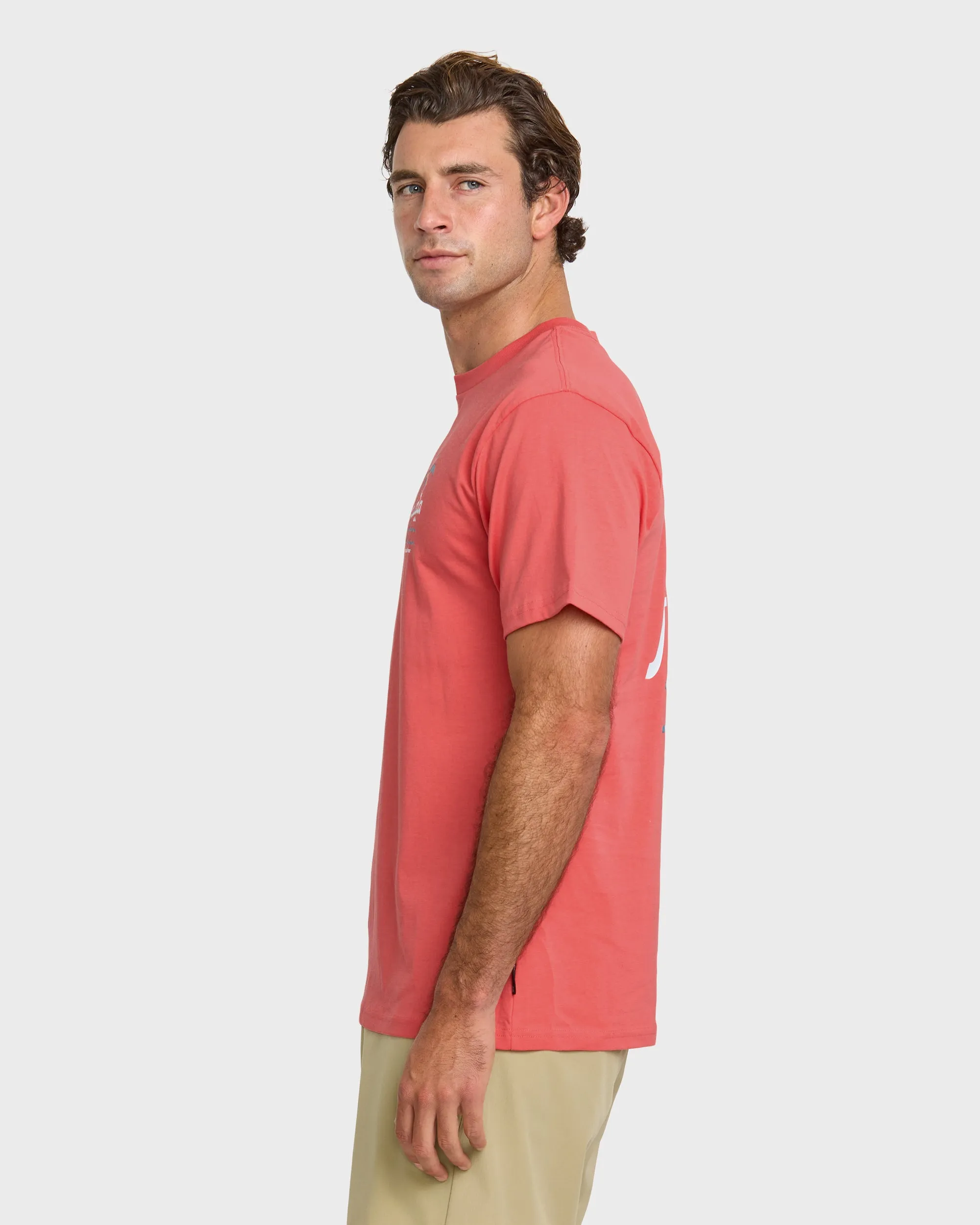Fl Locked In T-Shirt - Coral sold by Quiksilver product image thumbnail 4