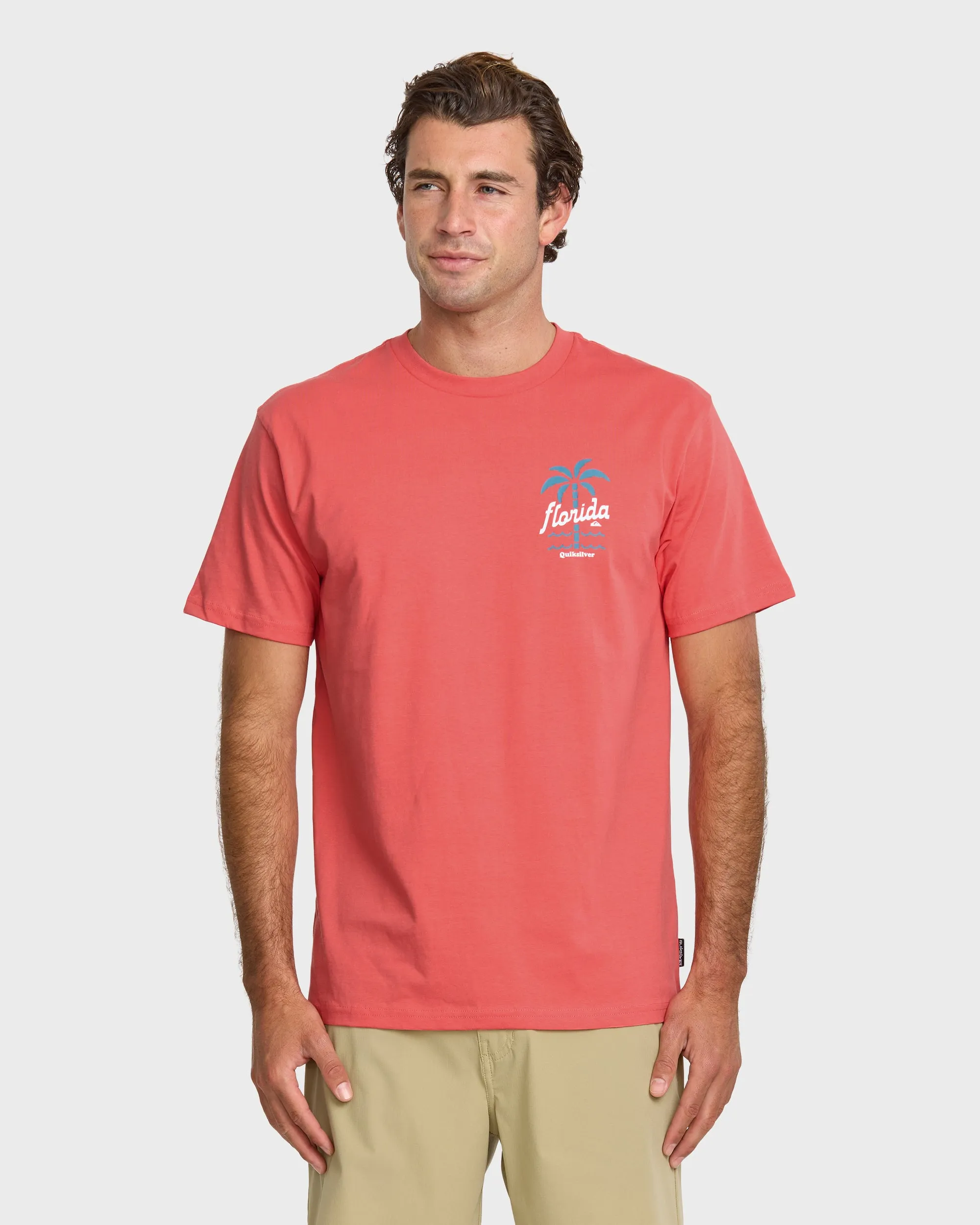 Fl Locked In T-Shirt - Coral sold by Quiksilver