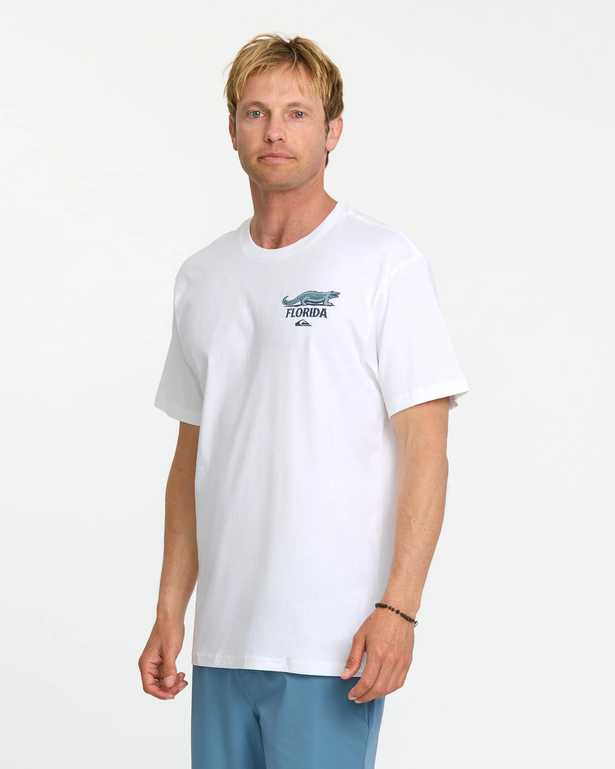 Fl Gator T-Shirt - White sold by Quiksilver product image thumbnail 4