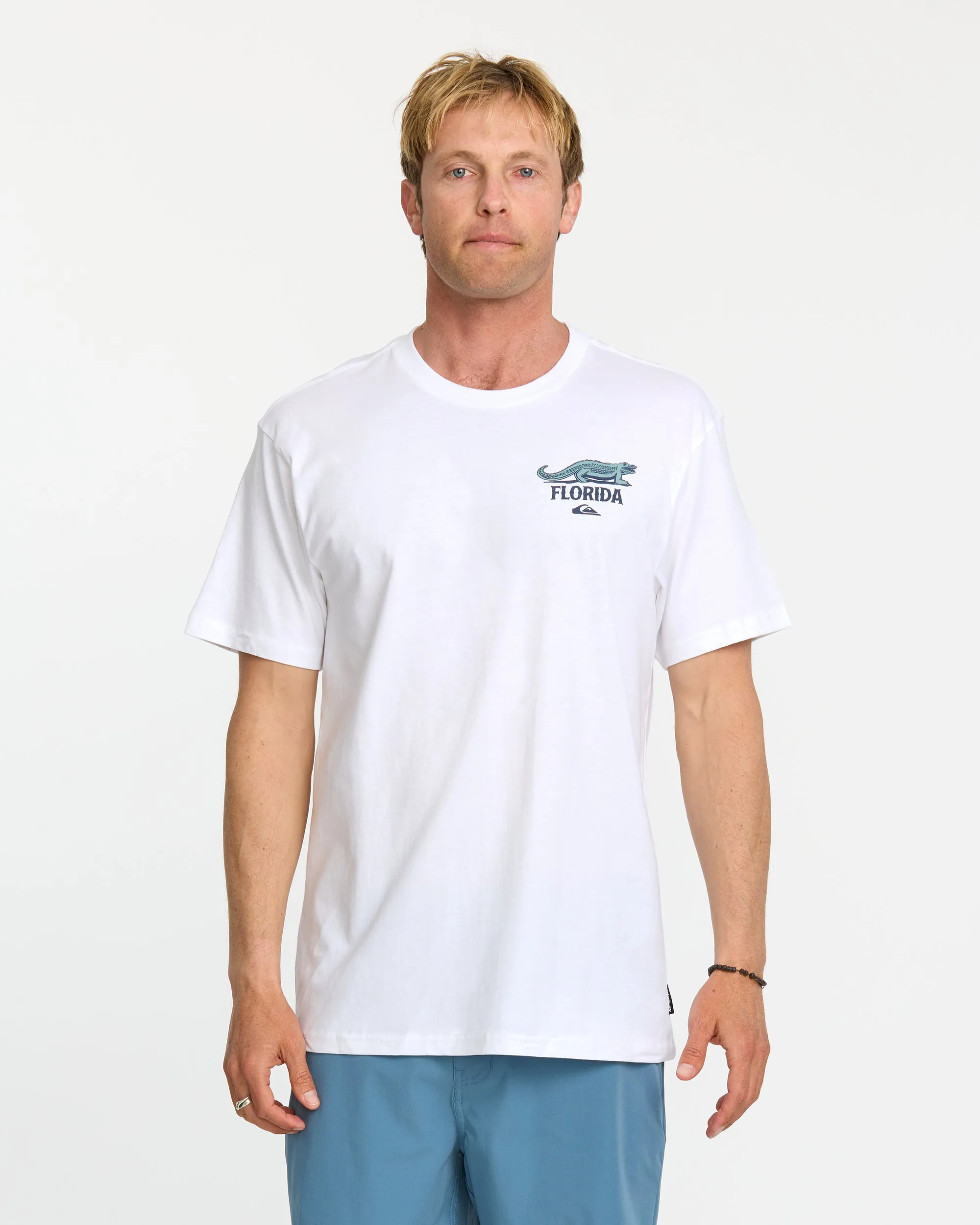 Fl Gator T-Shirt - White sold by Quiksilver