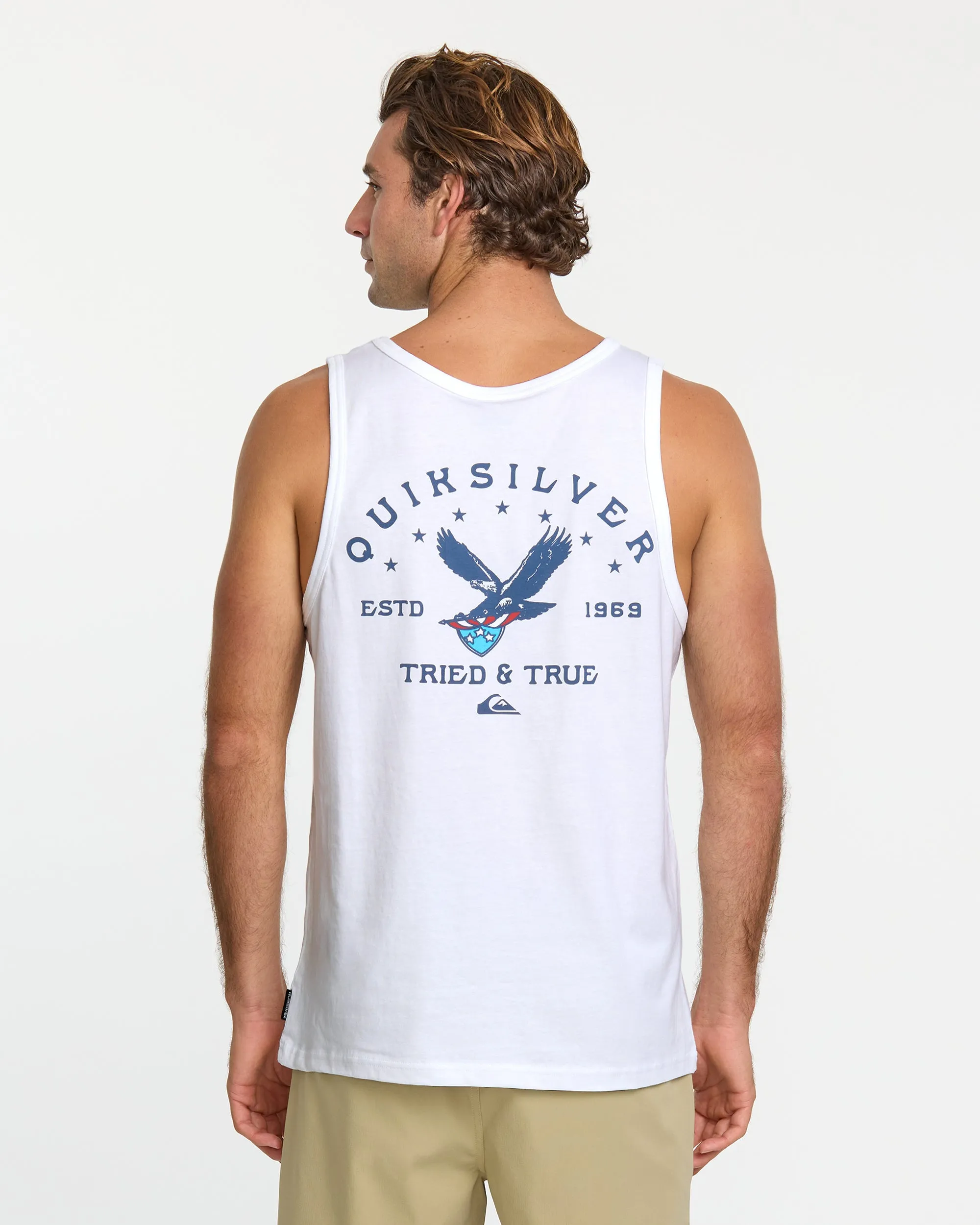 Eagle Usa Tank - White sold by Quiksilver product image thumbnail 2