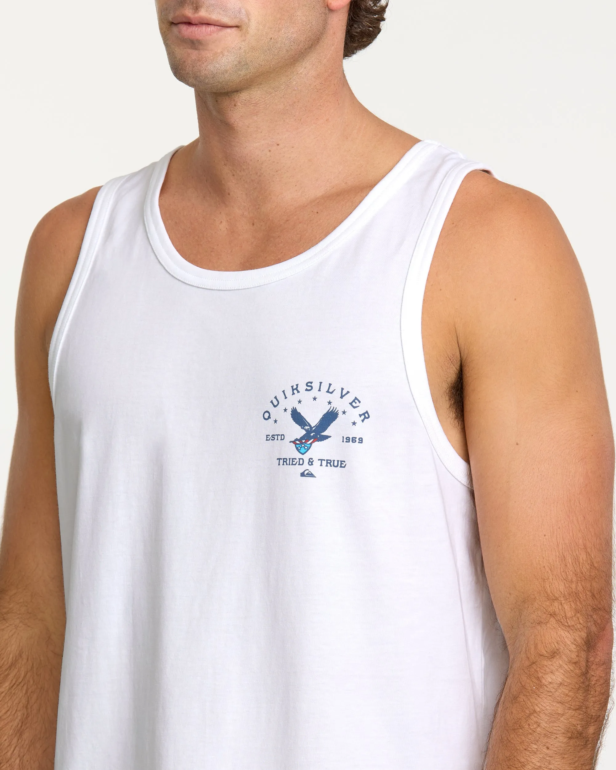 Eagle Usa Tank - White sold by Quiksilver product image thumbnail 5