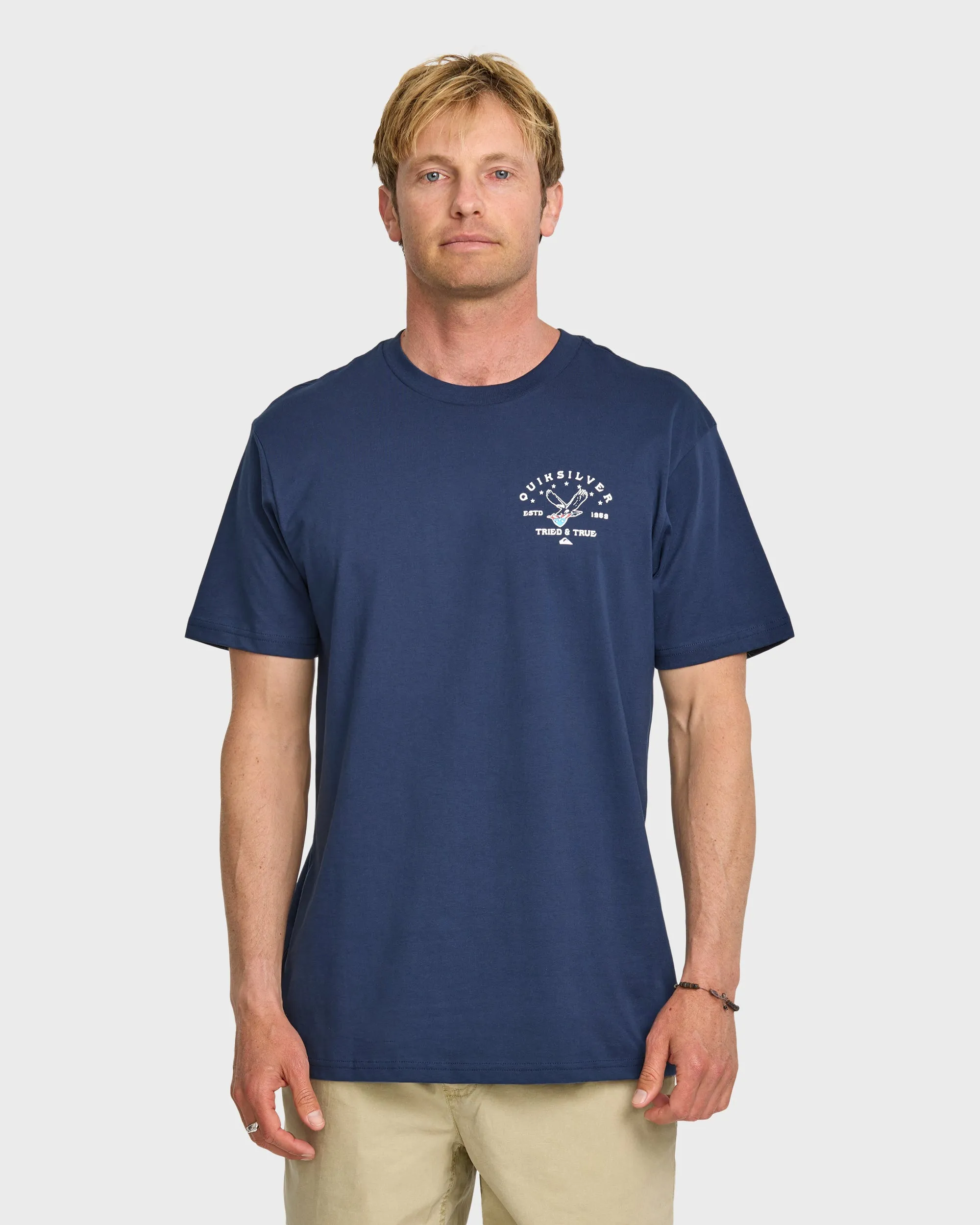 Eagle Usa T-Shirt - Navy sold by Quiksilver
