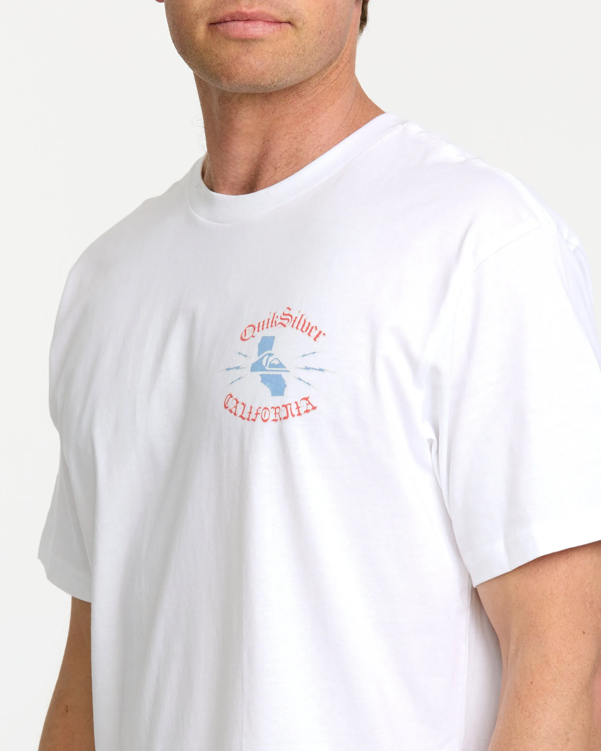 California Raised T-Shirt - White sold by Quiksilver product image thumbnail 5