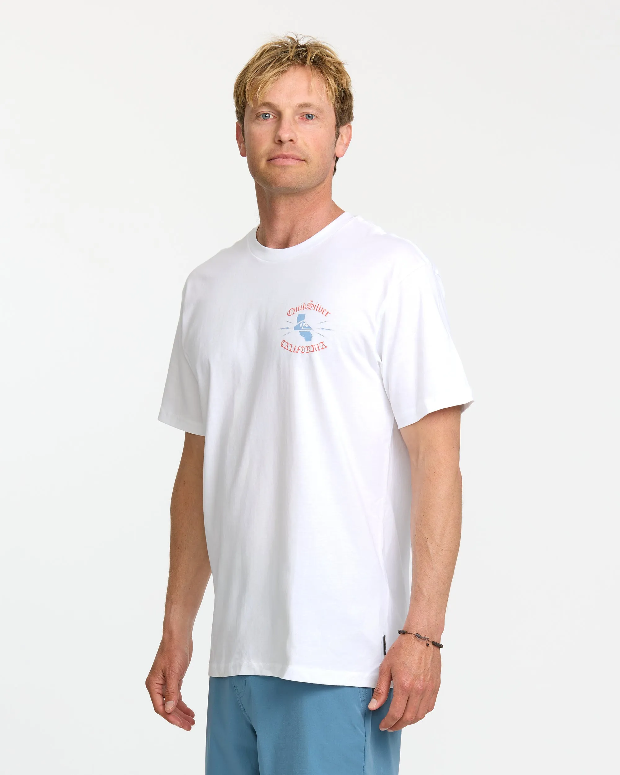 California Raised T-Shirt - White sold by Quiksilver product image thumbnail 4