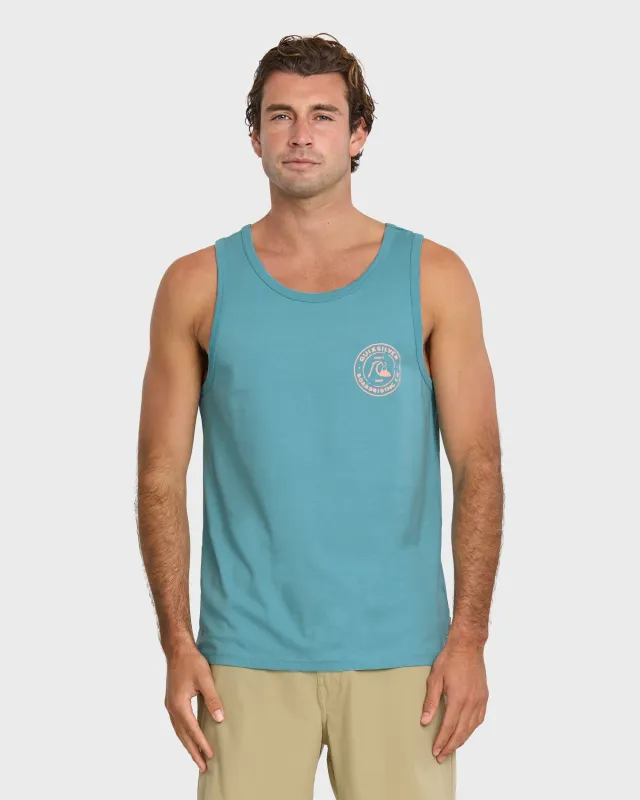 Bubbles Tank  - Aqua Blue made by Quiksilver