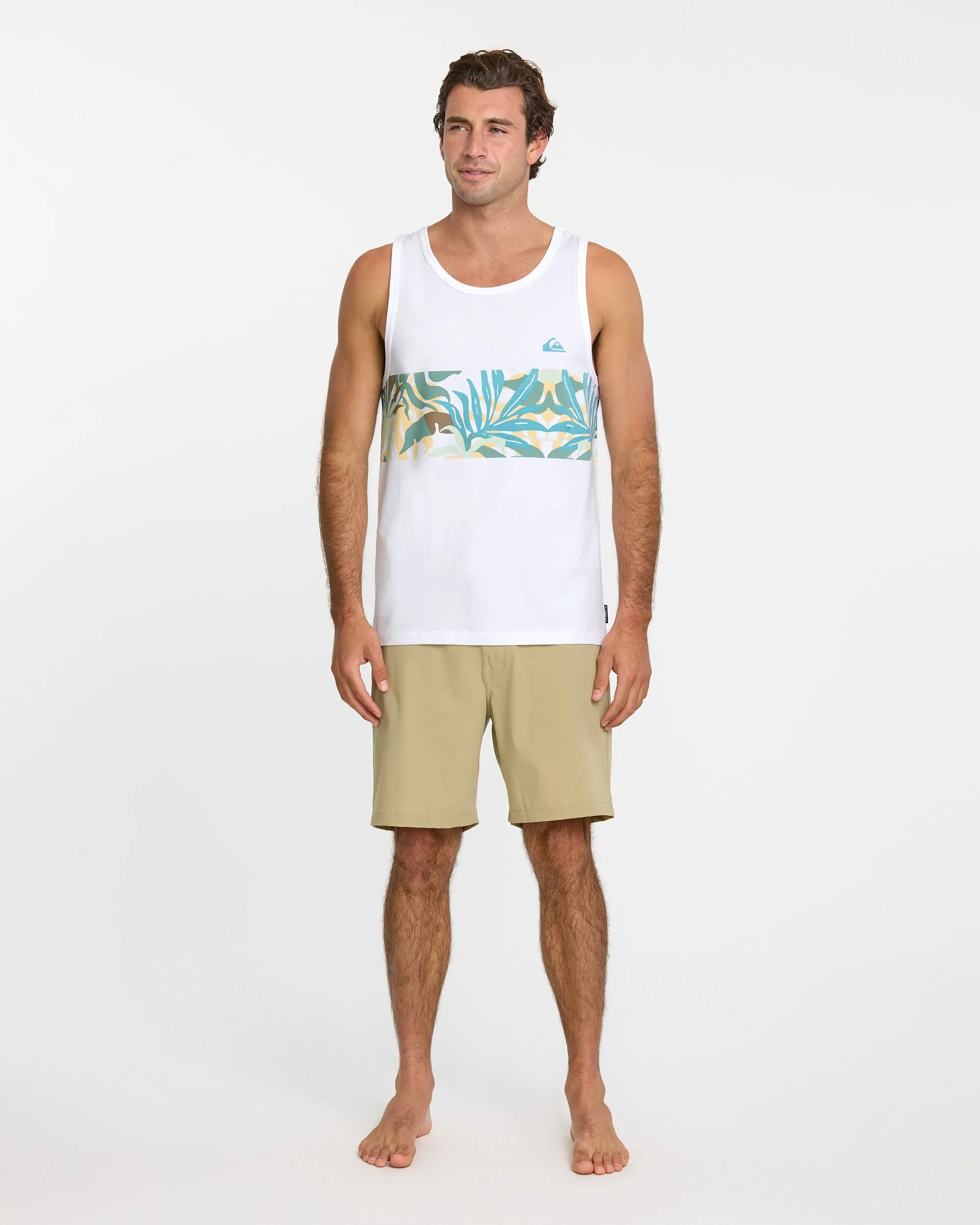 Blueweed Stripe Tank - White sold by Quiksilver product image thumbnail 3