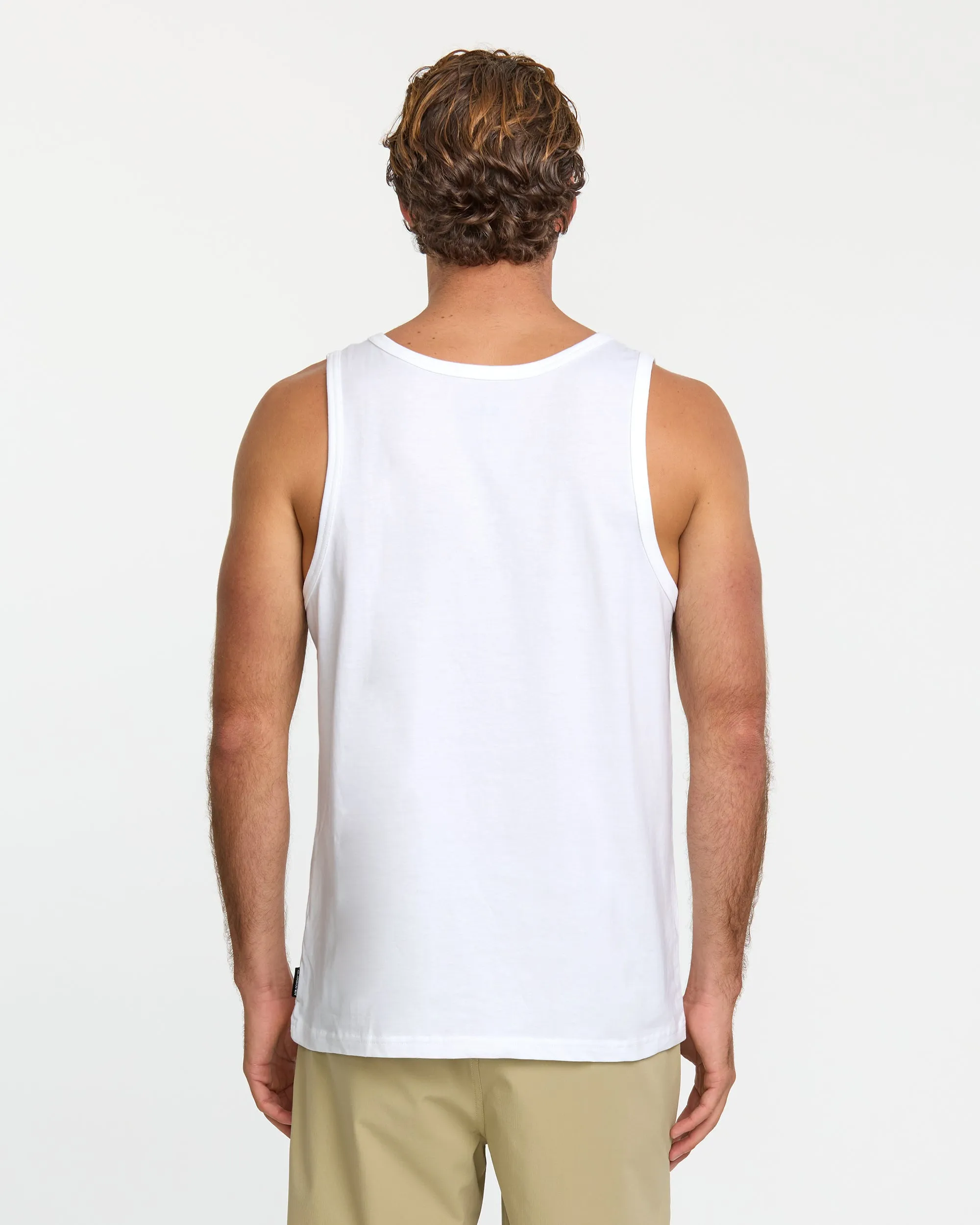 Blueweed Stripe Tank - White sold by Quiksilver product image thumbnail 2