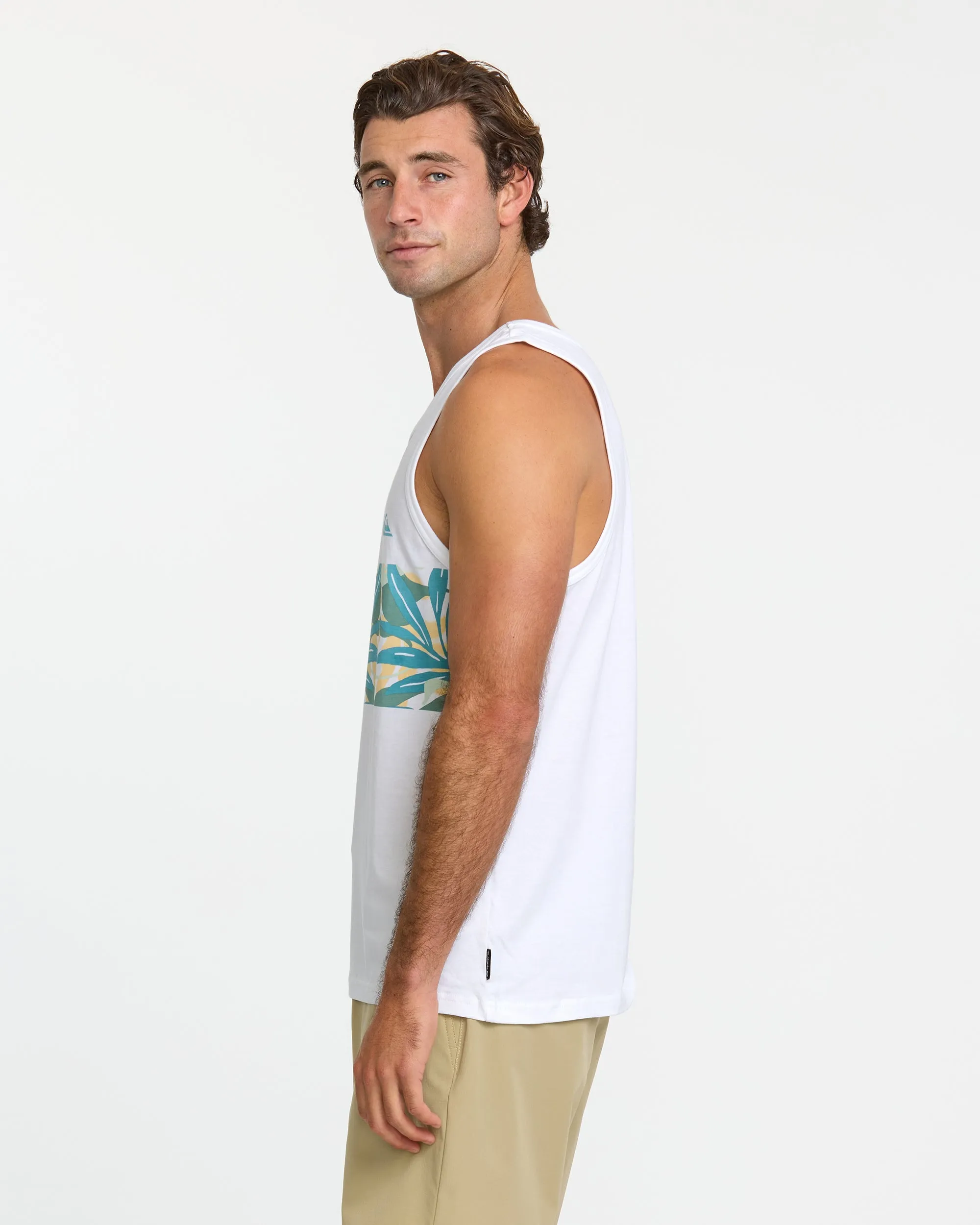 Blueweed Stripe Tank - White sold by Quiksilver product image thumbnail 4