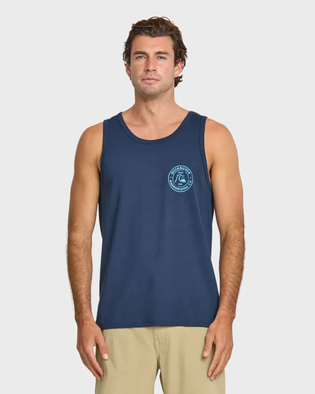 Bubbles Tank  - Navy sold by Quiksilver