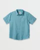 Shoreline Classic Short Sleeve Shirt - Aqua Blue sold by Quiksilver