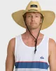 Pierside Packable Hat - Natural sold by Quiksilver