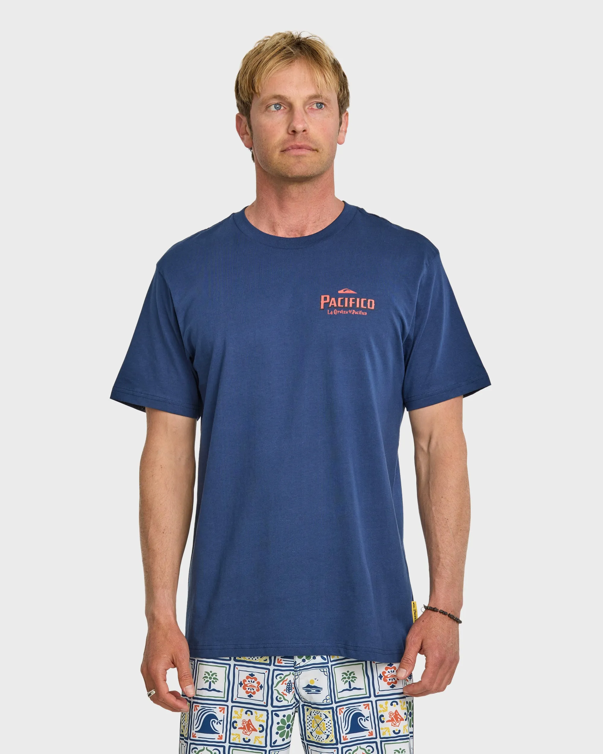 Quiksilver x Pacifico Search For Beauty T-Shirt - Navy sold by Quiksilver product image thumbnail 2
