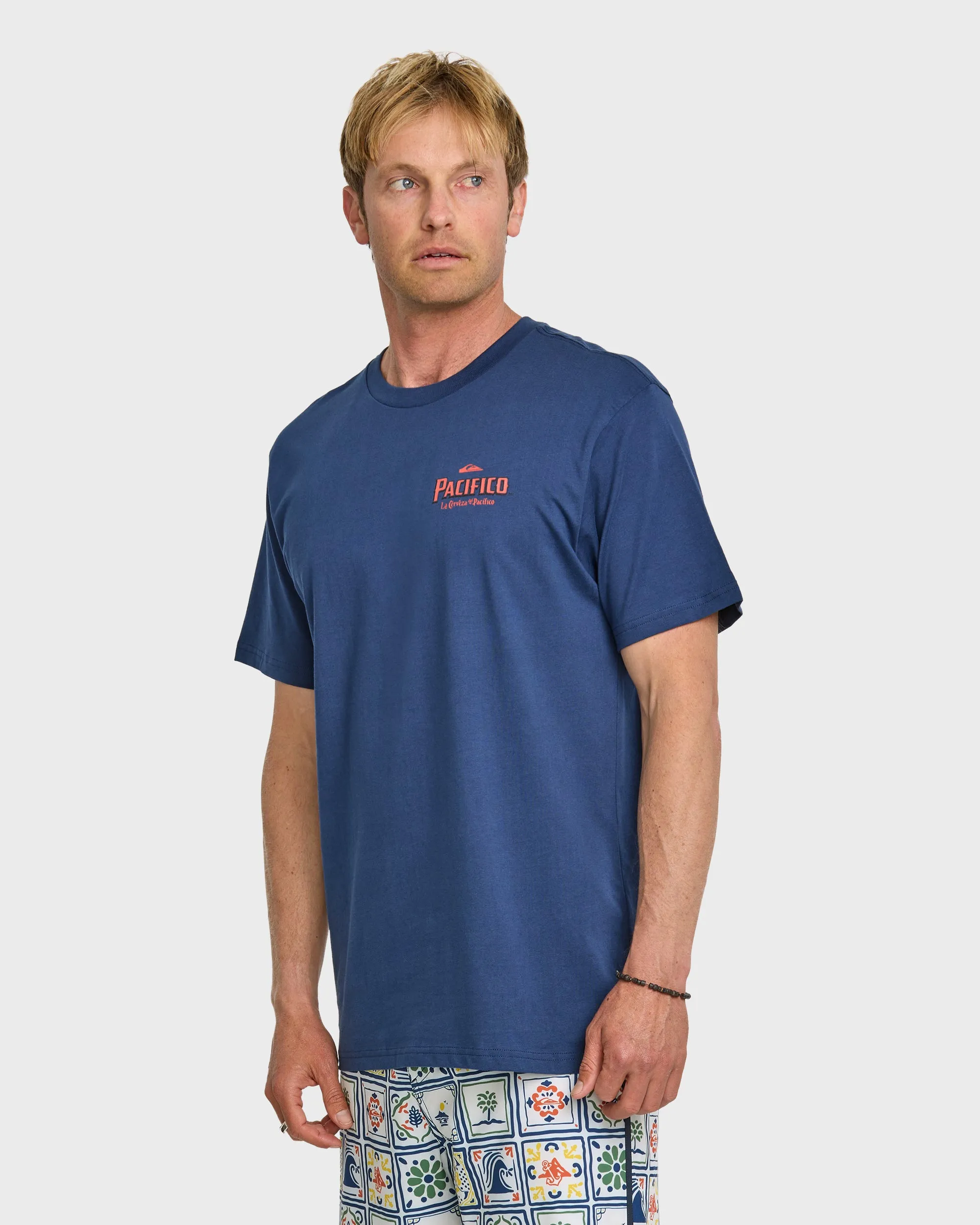 Quiksilver x Pacifico Search For Beauty T-Shirt - Navy sold by Quiksilver product image thumbnail 5