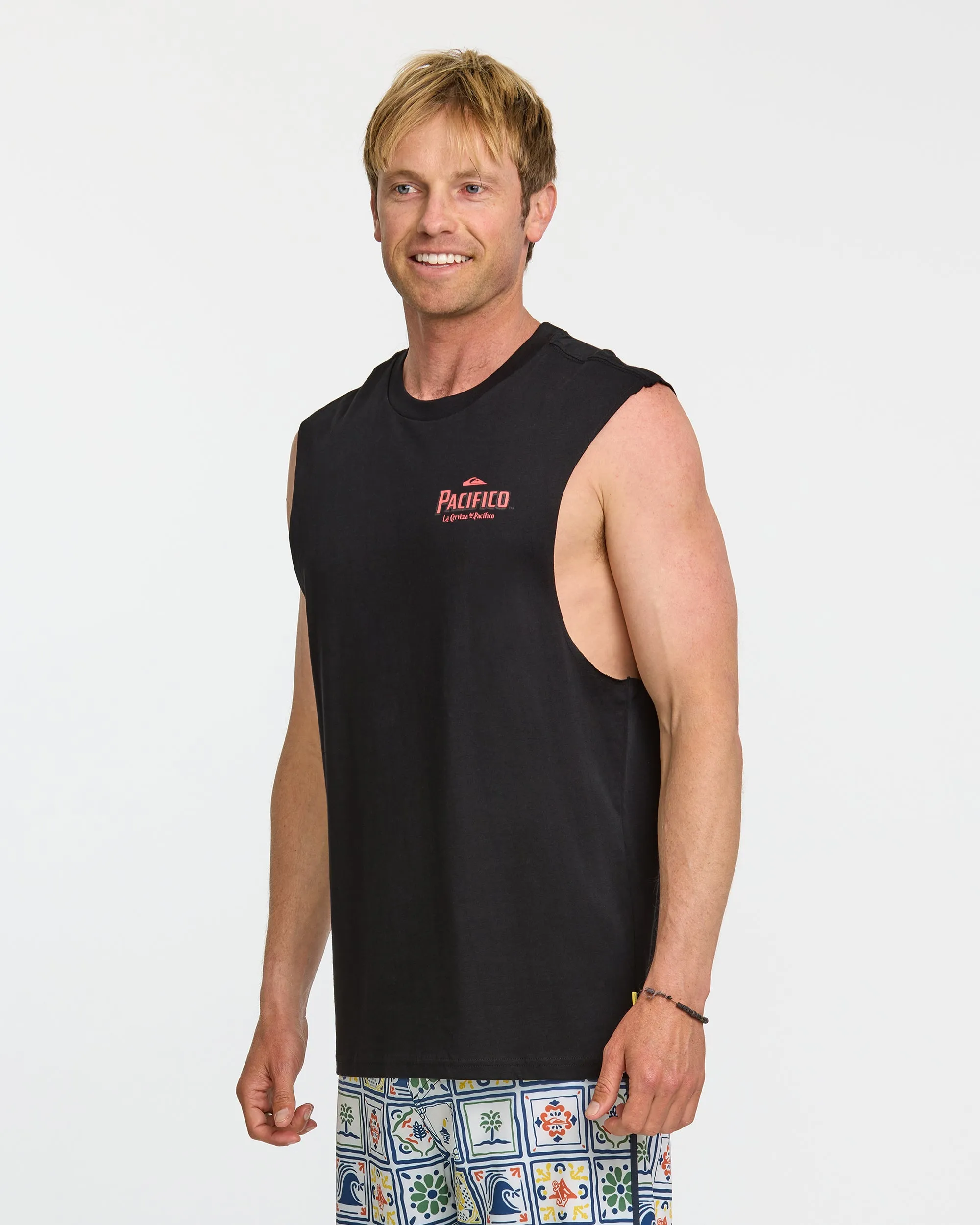Quiksilver x Pacifico Search For Beauty Muscle Tee - Black sold by Quiksilver product image thumbnail 5