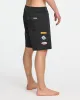 Quiksilver x Pacifico Straight Leg 19" Boardshorts - Black sold by Quiksilver