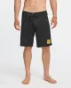Quiksilver x Pacifico Straight Leg 19" Boardshorts - Black sold by Quiksilver
