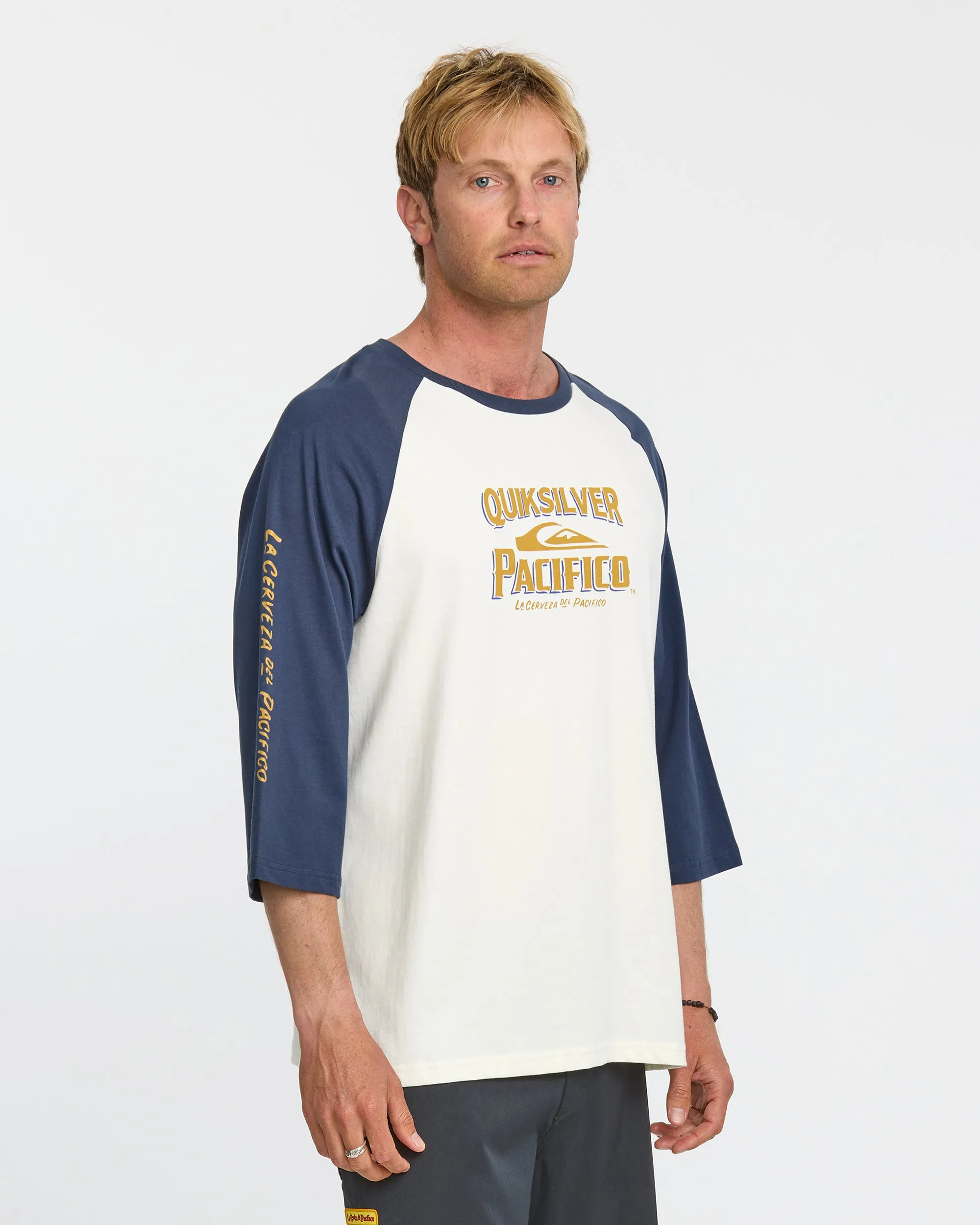Quiksilver x Pacifico Raglan T-Shirt - Tofu sold by Quiksilver product image thumbnail 5