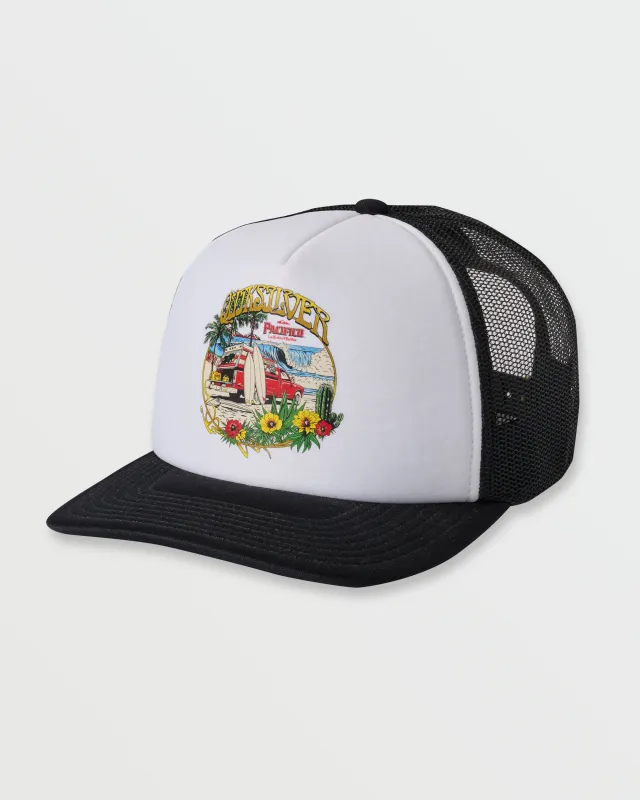 Quiksilver x Pacifico Baja Beach Trucker Hat - White made by Quiksilver