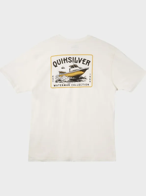 Waterman Sea Search T-Shirt - Snow White sold by Quiksilver