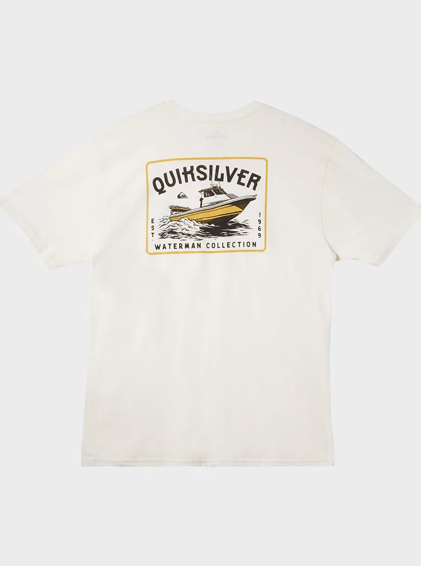 Waterman Sea Search T-Shirt - Snow White sold by Quiksilver