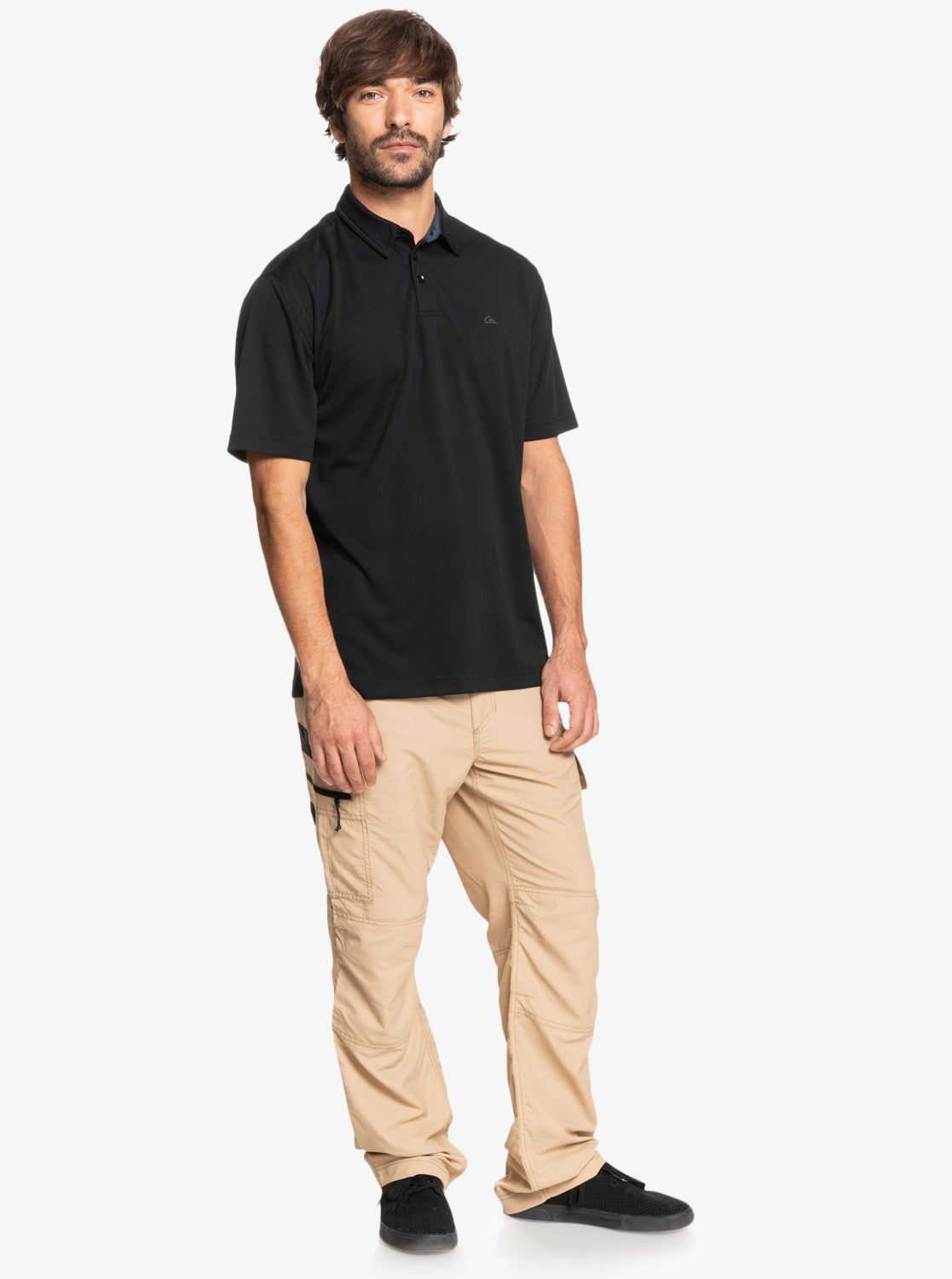 Waterman Water Short Sleeve Polo Shirt - Black sold by Quiksilver product image thumbnail 5