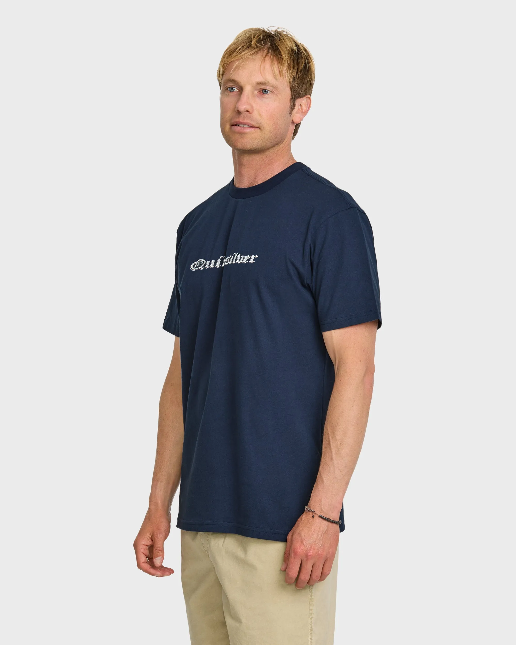 Chrome English Mercury T-Shirt - Black Iris sold by Quiksilver product image thumbnail 4