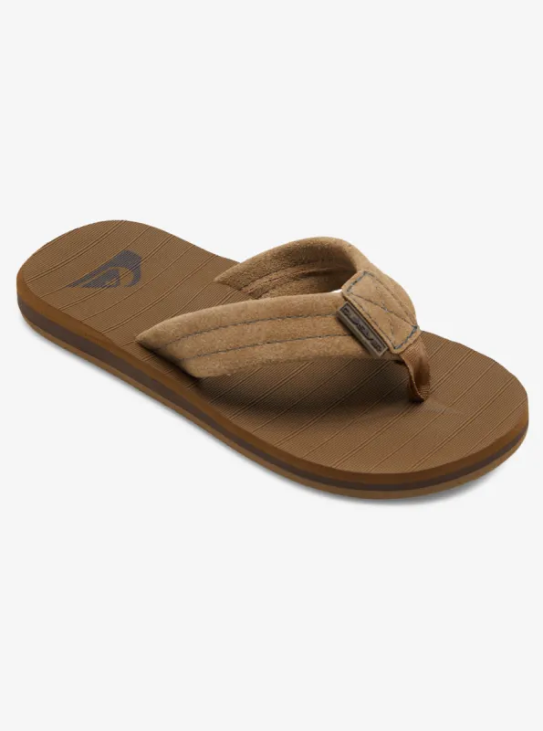 Boys 8-16 Carver Suede Leather Sandals - Tan sold by Quiksilver