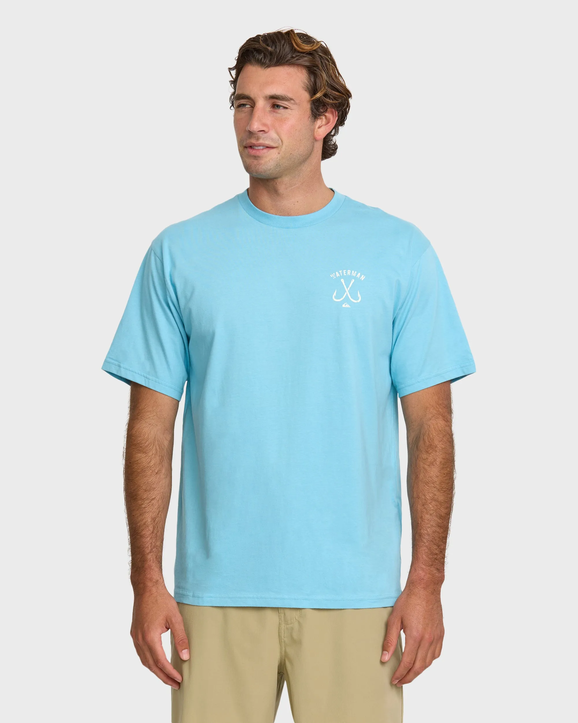 Waterman Bait Shop T-Shirt - Cali Blue sold by Quiksilver
