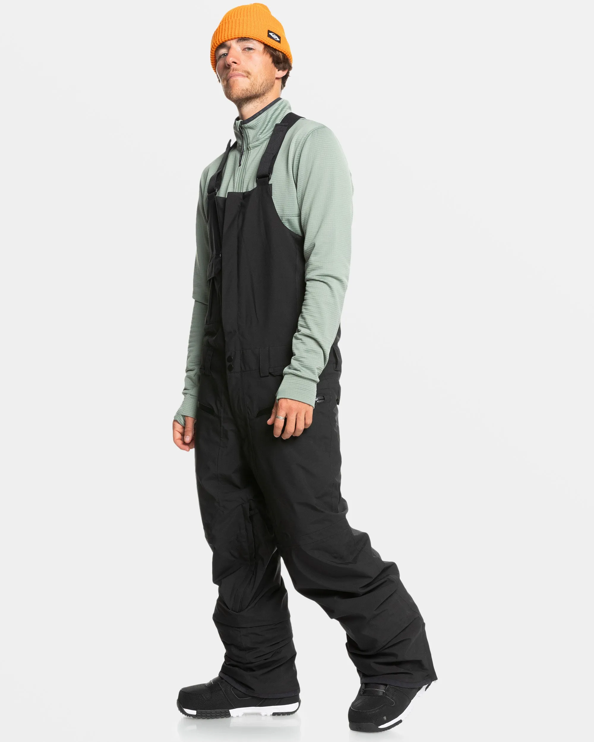 Utility Bib Snow Pants - True Black sold by Quiksilver product image thumbnail 4