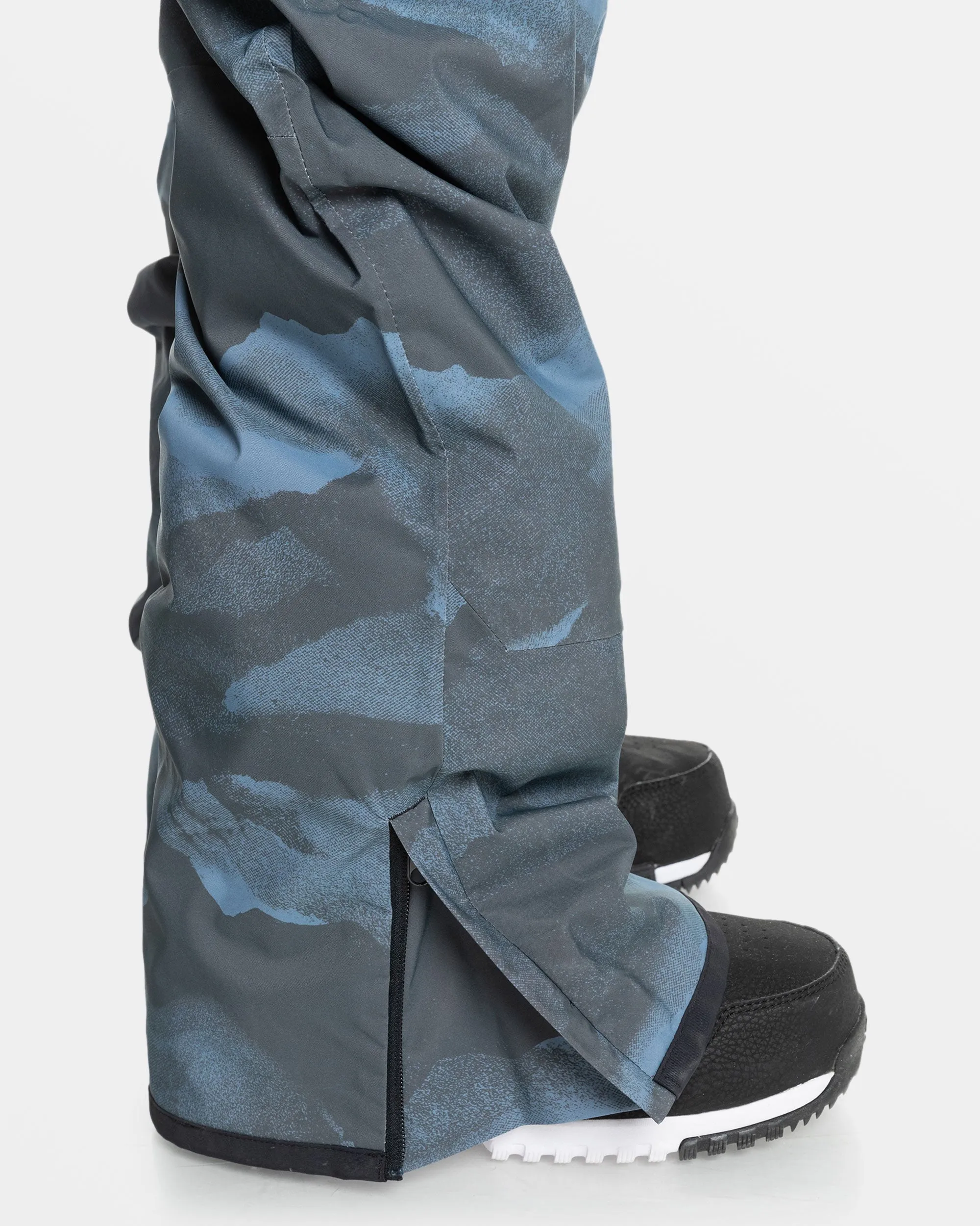 Utility Bib Snow Pants - Mountain Spray Flint Stone sold by Quiksilver product image thumbnail 3