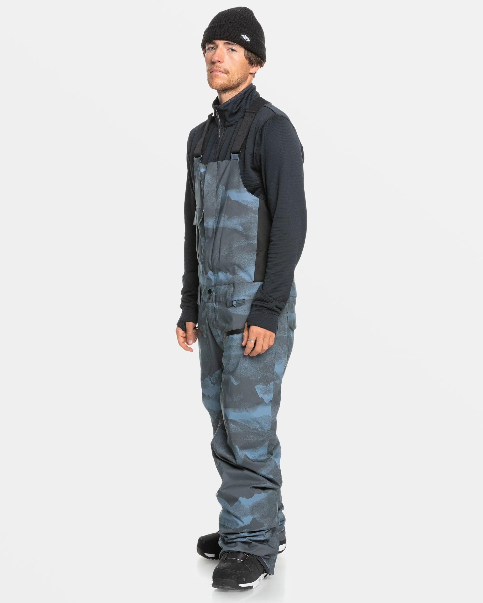 Utility Bib Snow Pants - Mountain Spray Flint Stone sold by Quiksilver product image thumbnail 4