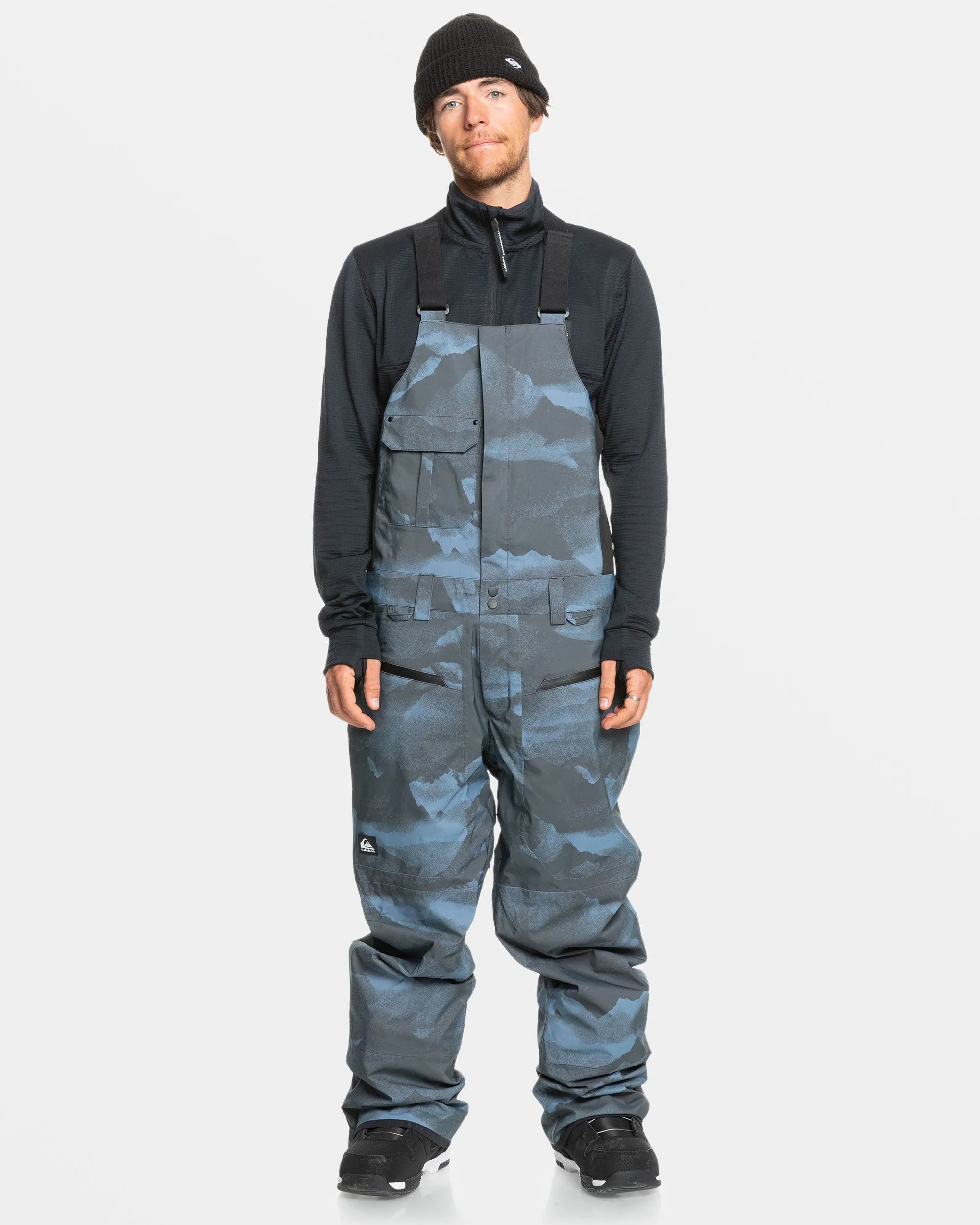 Utility Bib Snow Pants - Mountain Spray Flint Stone sold by Quiksilver