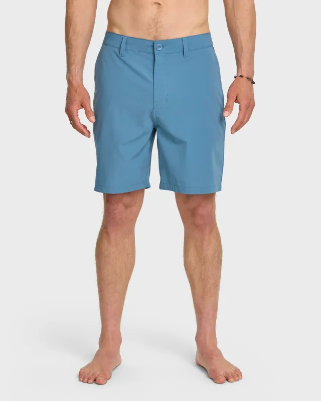 Union Transit 19" Amphibian Hybrid Shorts - Copen Blue sold by Quiksilver