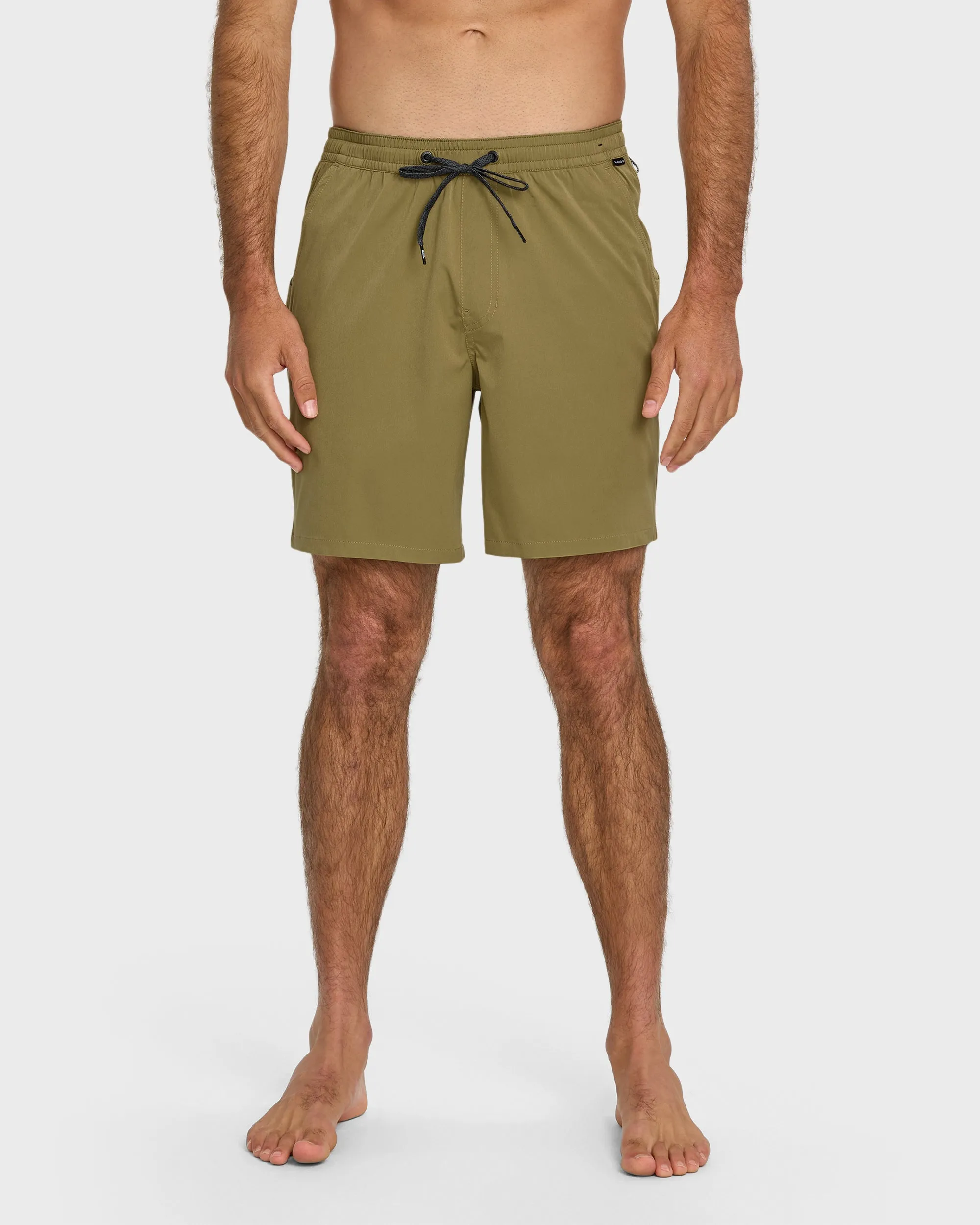 Taxer Amphibian 18" Hybrid Shorts - Aloe sold by Quiksilver