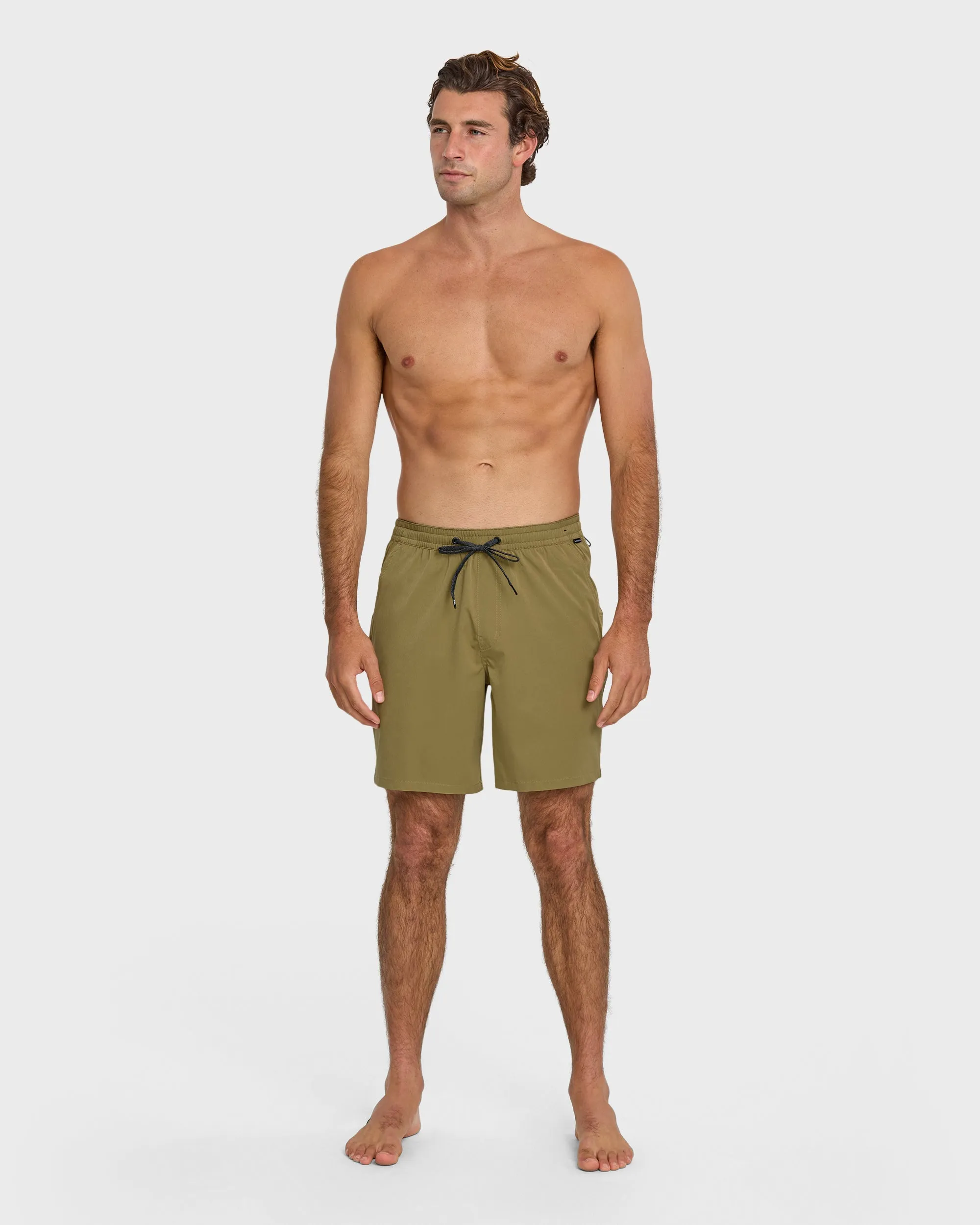 Taxer Amphibian 18" Hybrid Shorts - Aloe sold by Quiksilver product image thumbnail 3