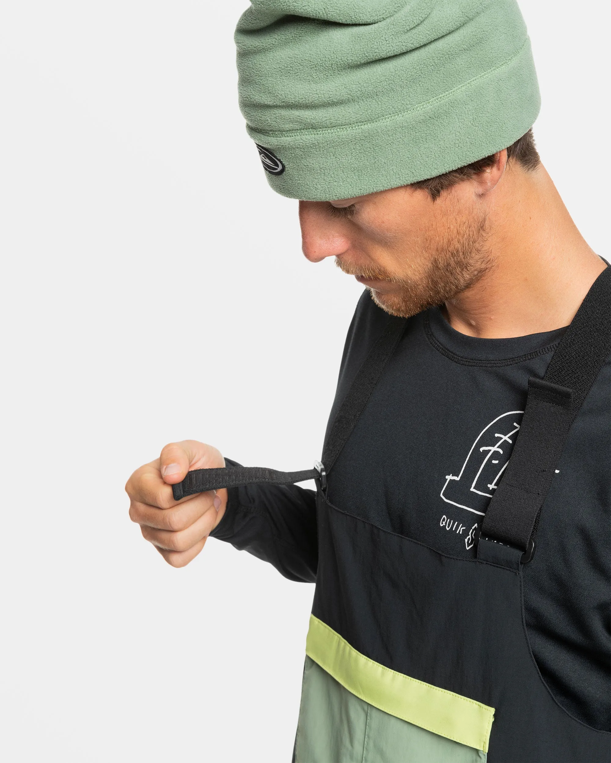 Fly High Bib Snow Pants - Black sold by Quiksilver product image thumbnail 5