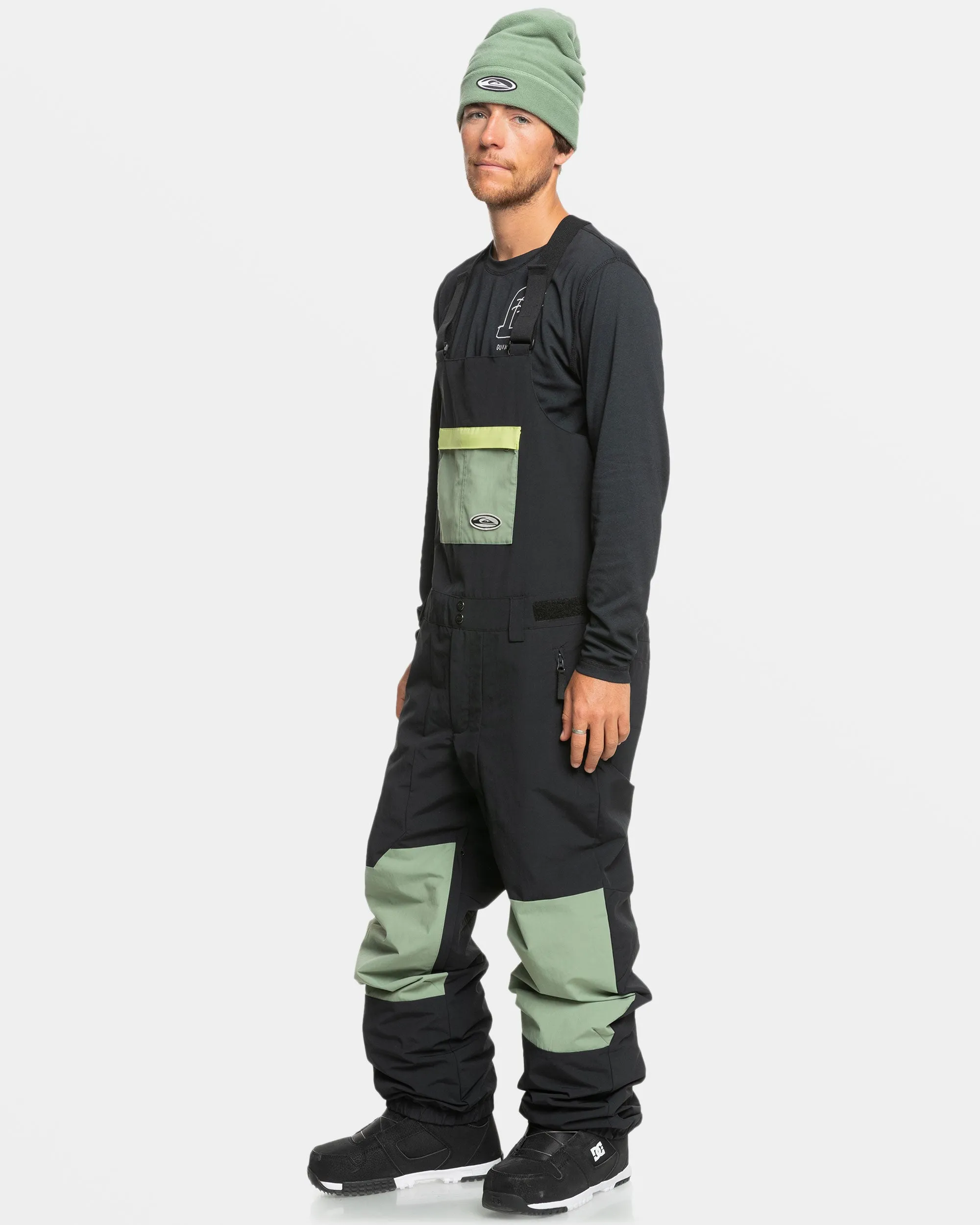 Fly High Bib Snow Pants - Black sold by Quiksilver product image thumbnail 4