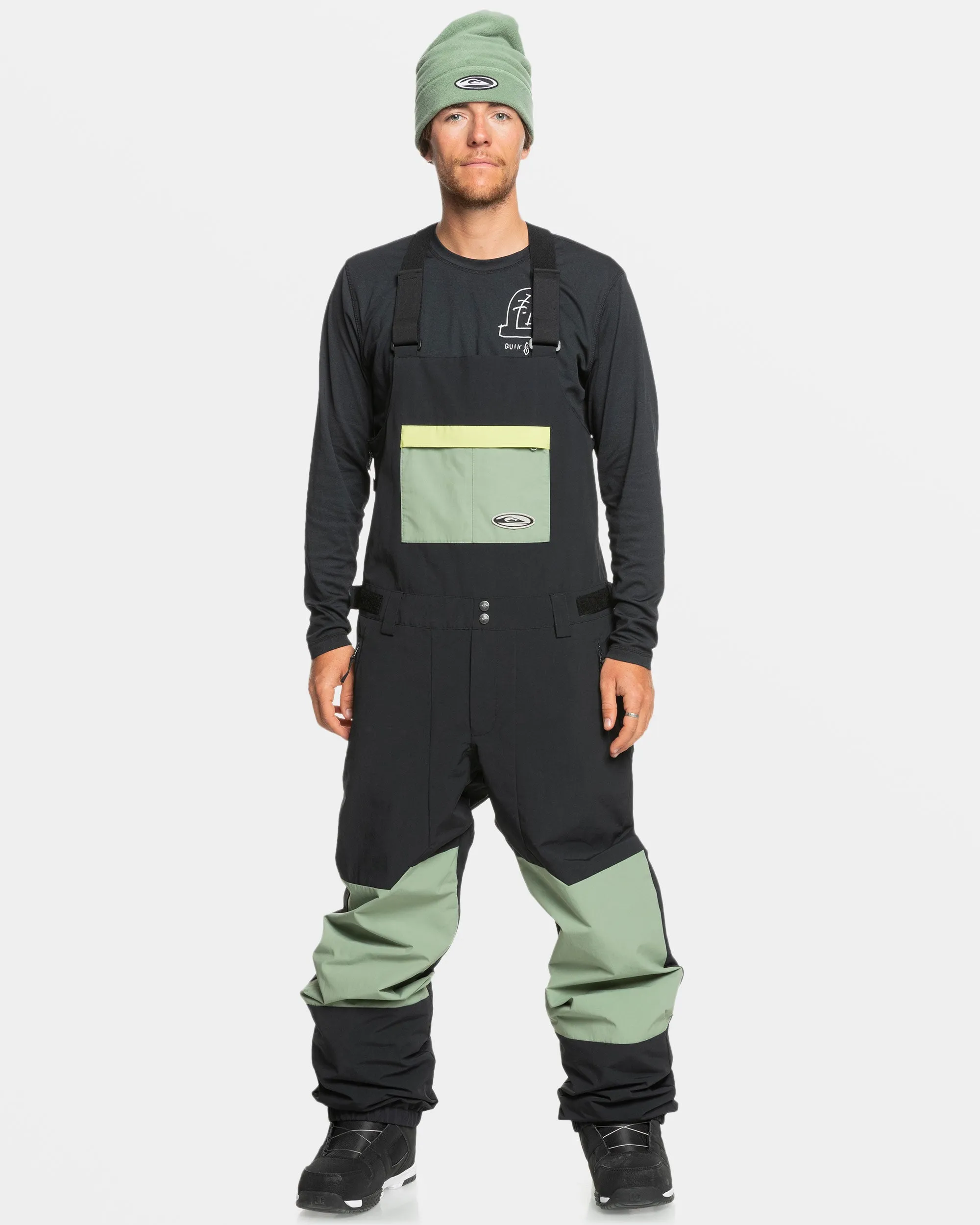 Fly High Bib Snow Pants - Black sold by Quiksilver