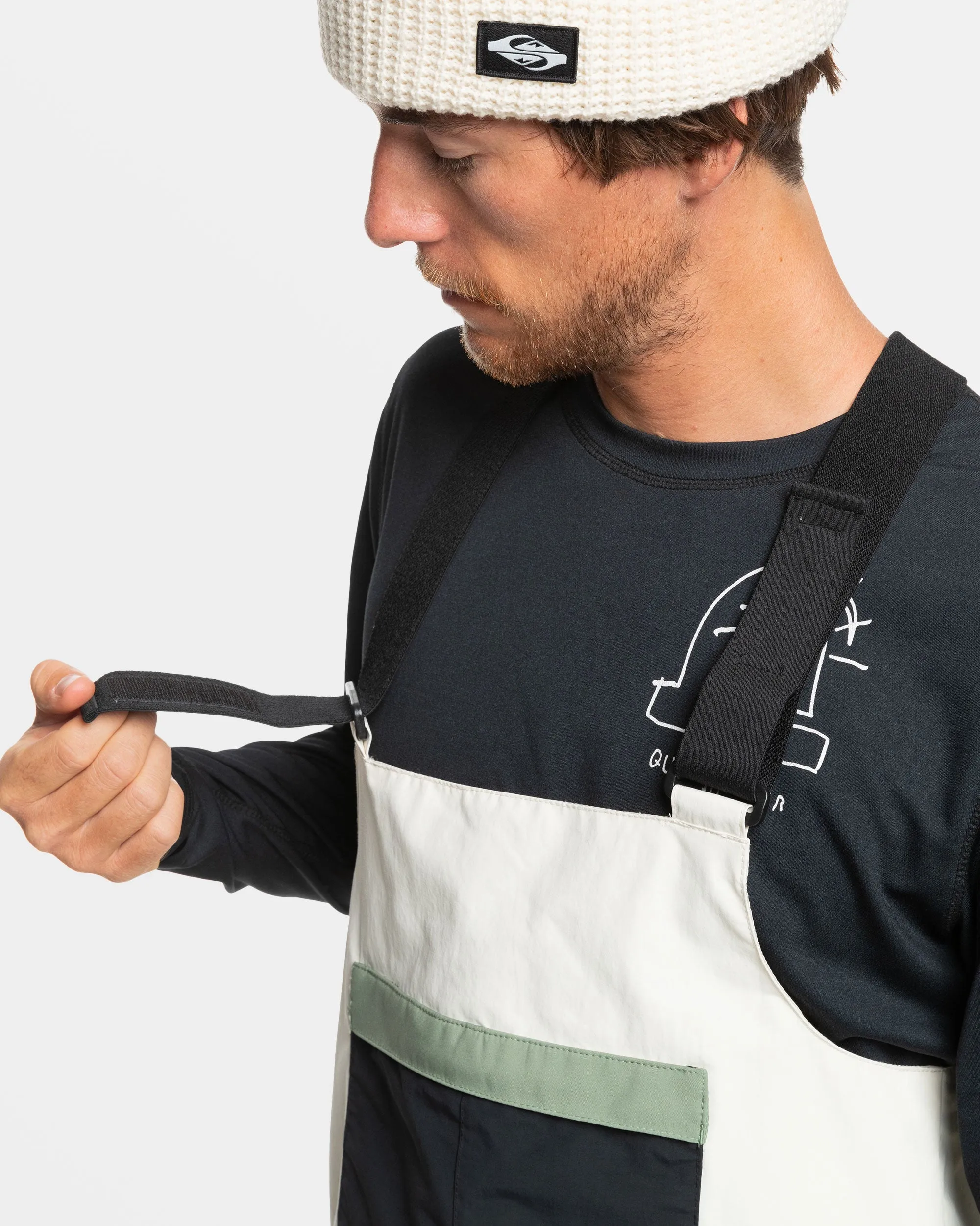 Fly High Bib Snow Pants - Birch sold by Quiksilver product image thumbnail 5