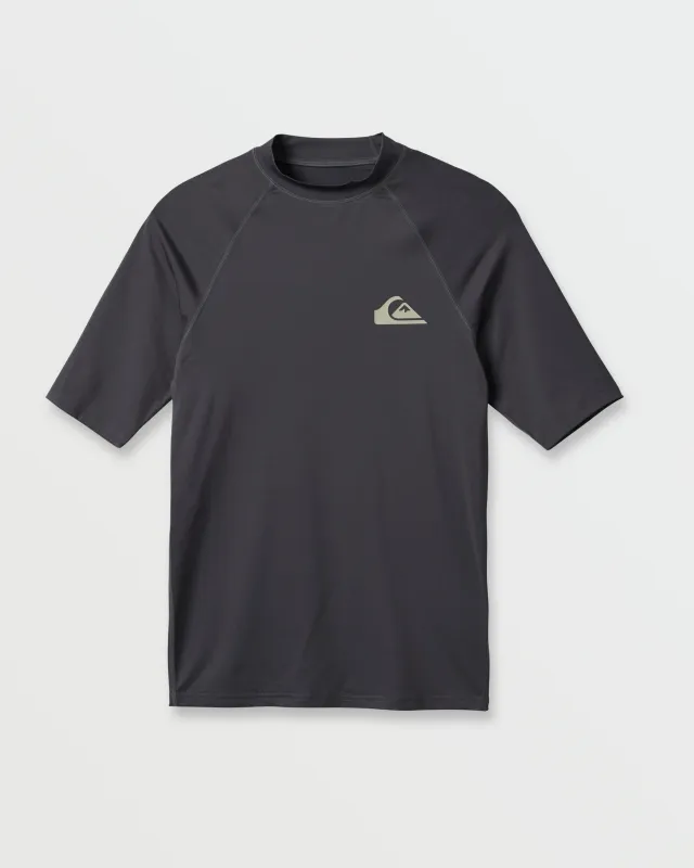 Everyday UPF 50 Short Sleeve Rashguard - Iron Gate sold by Quiksilver