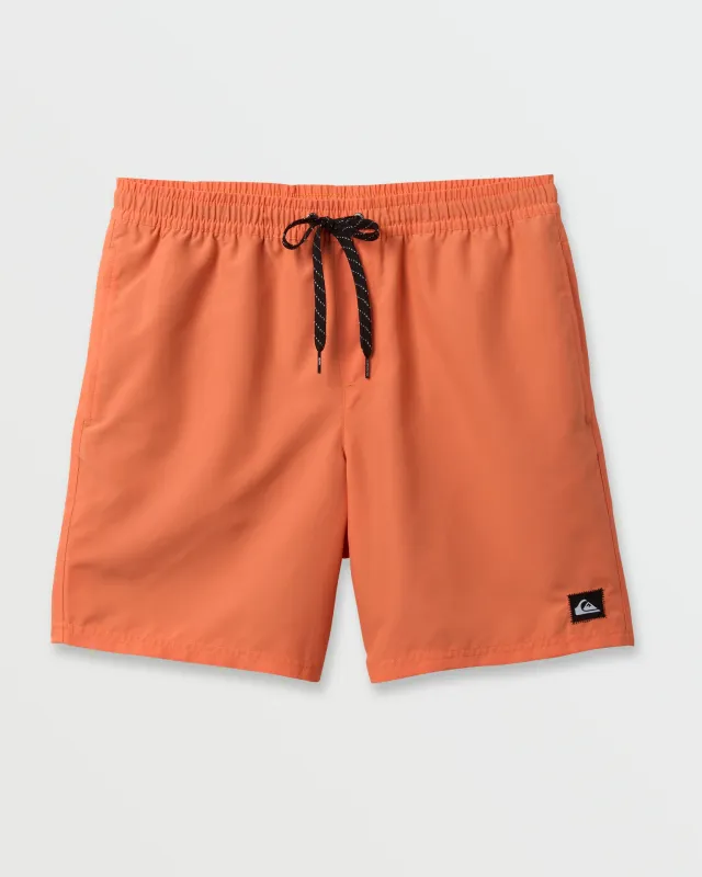 Everyday Solid 17" Swim Trunks - Papaya sold by Quiksilver