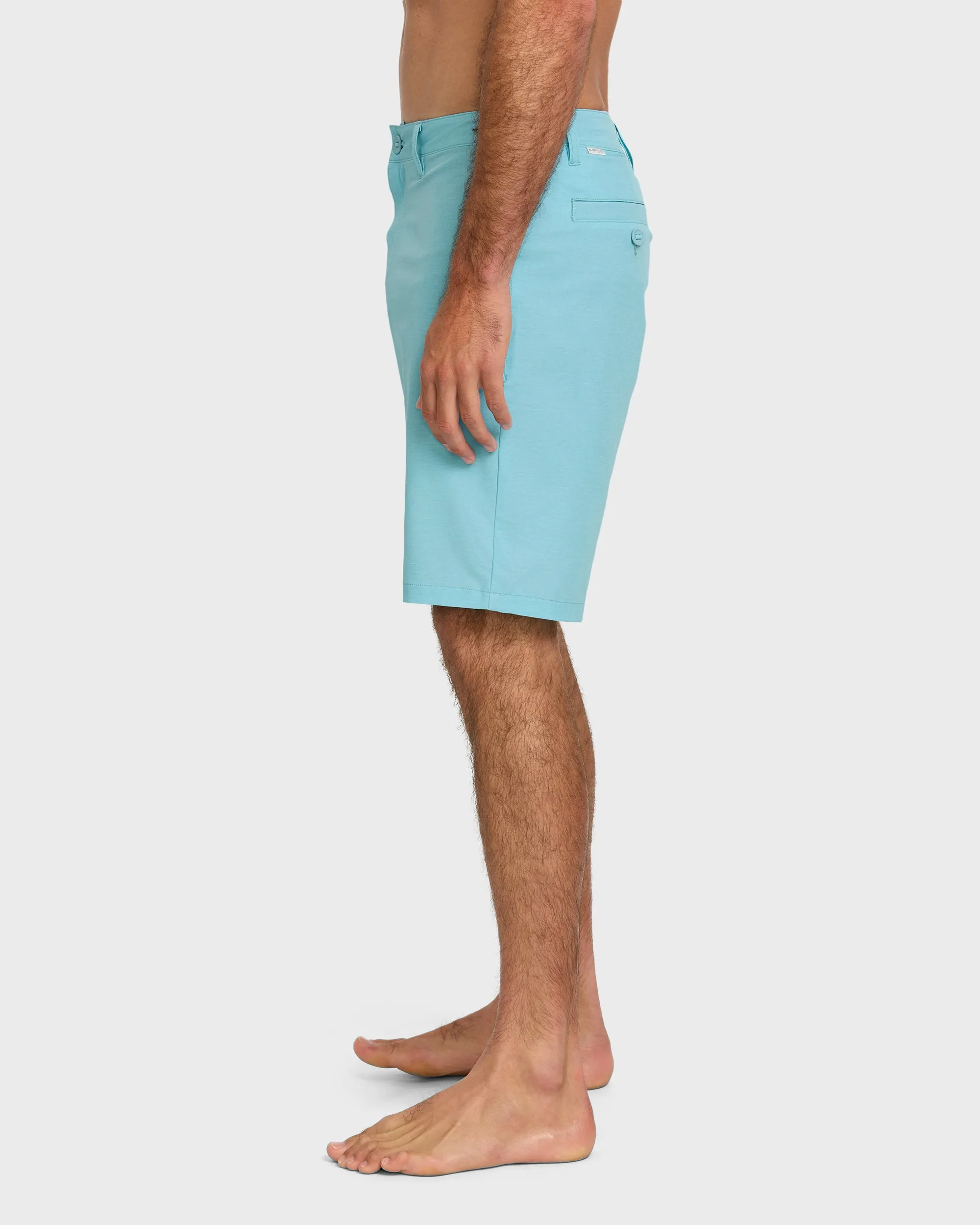 Union Heather 20" Amphibian Hybrid Shorts - Aqua Blue sold by Quiksilver product image thumbnail 4