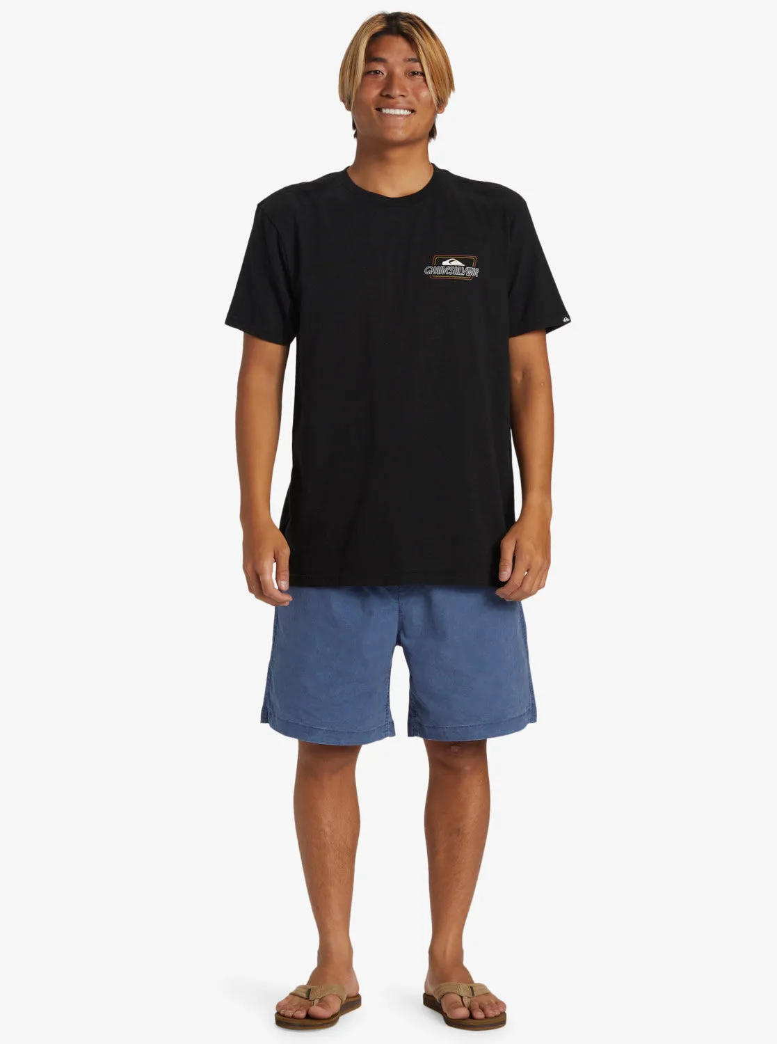 Line By Line T-Shirt - Black sold by Quiksilver product image thumbnail 4