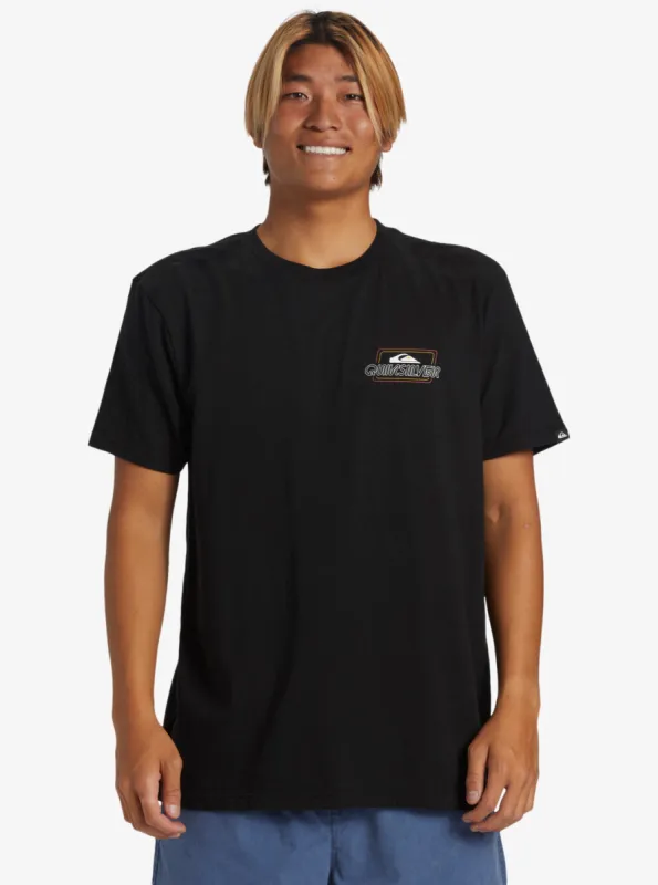 Line By Line T-Shirt - Black made by Quiksilver