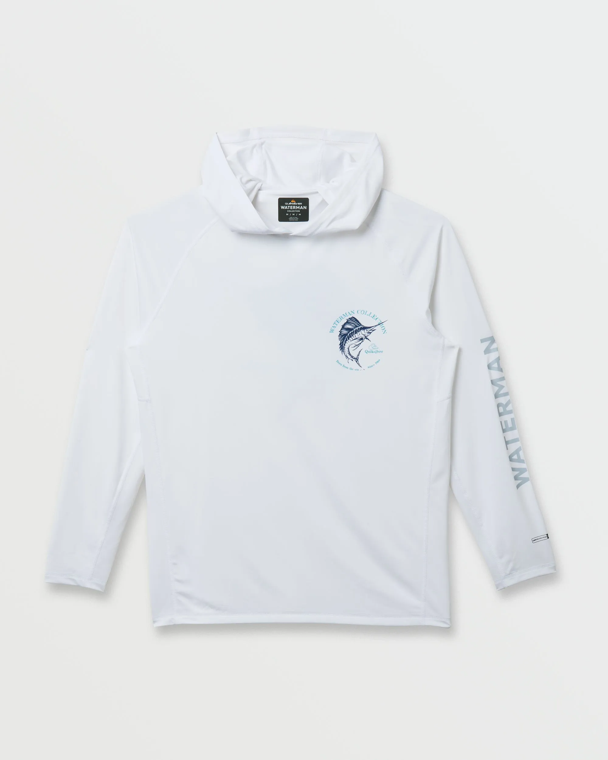 Waterman Marley Hooded Surf Tee - White sold by Quiksilver product image thumbnail 2